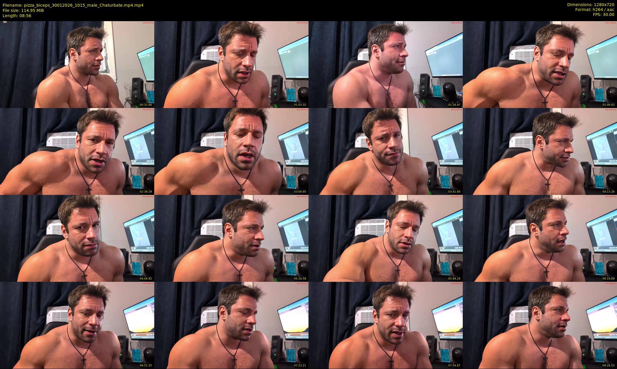 pizza_biceps — 9 minute Chaturbate male cam show recording, 720p, Jan 30, 2026