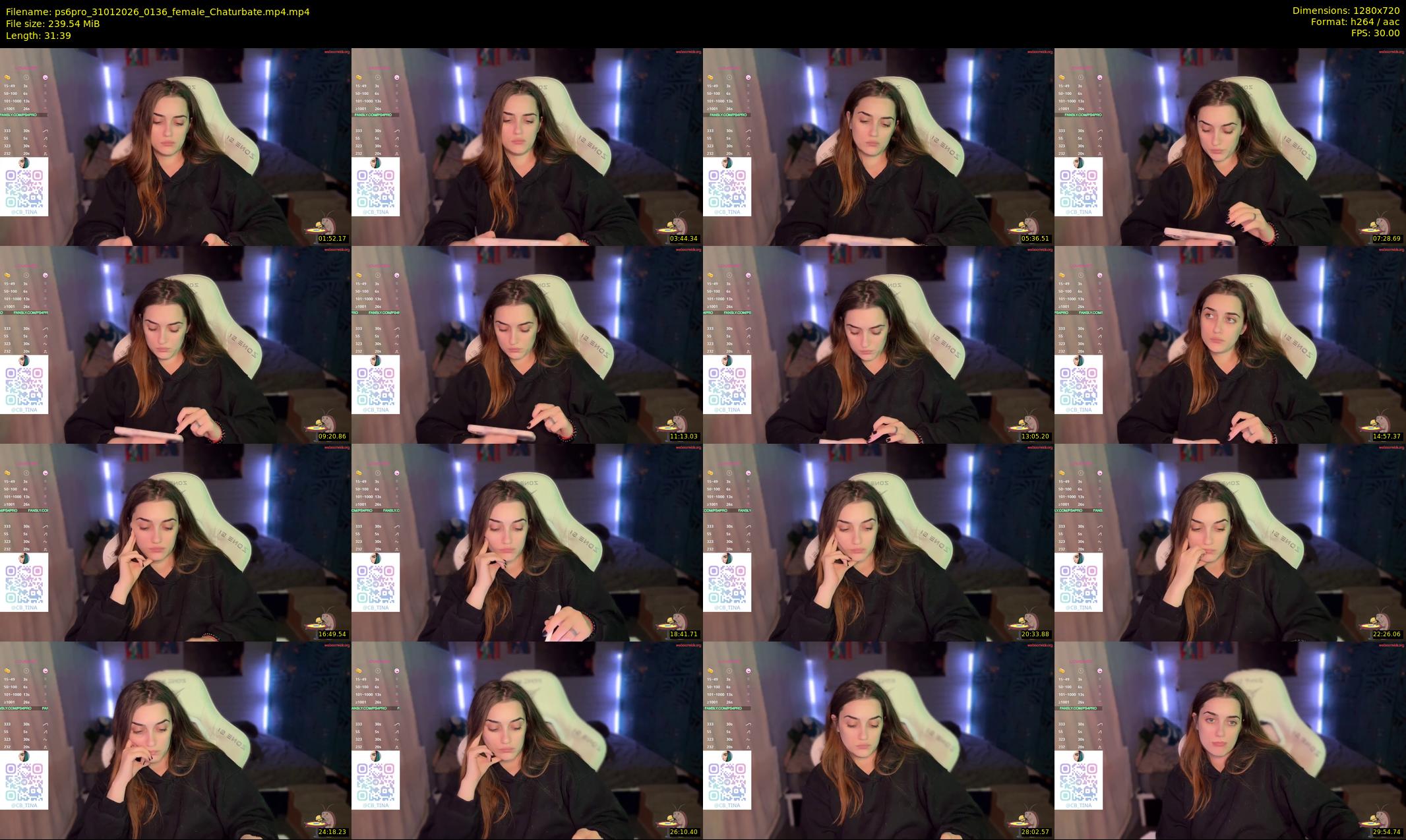 ps6pro — 32 minute Chaturbate female cam show recording, 720p, Jan 31, 2026