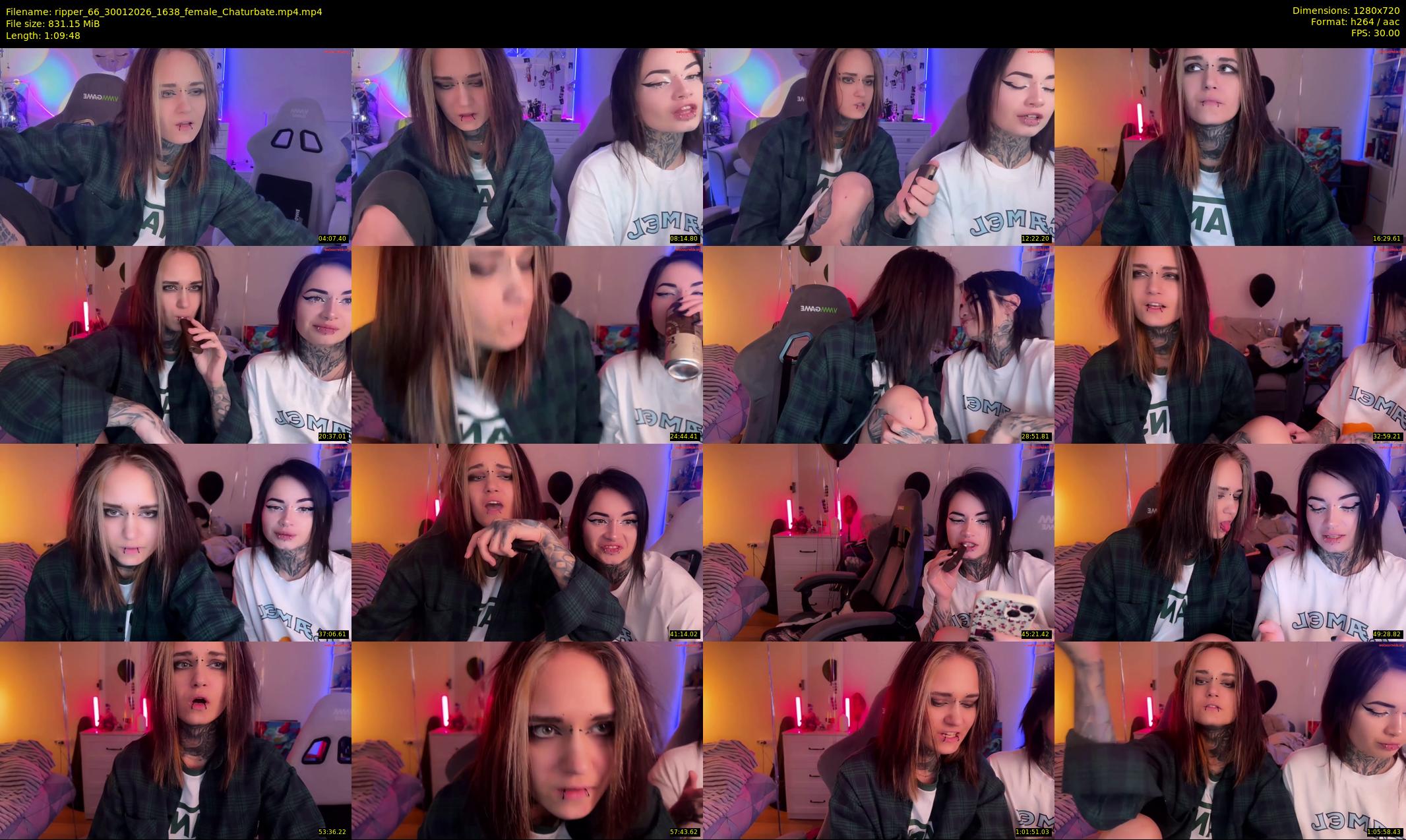 ripper_66 — 70 minute Chaturbate female cam show recording, 720p, Jan 30, 2026
