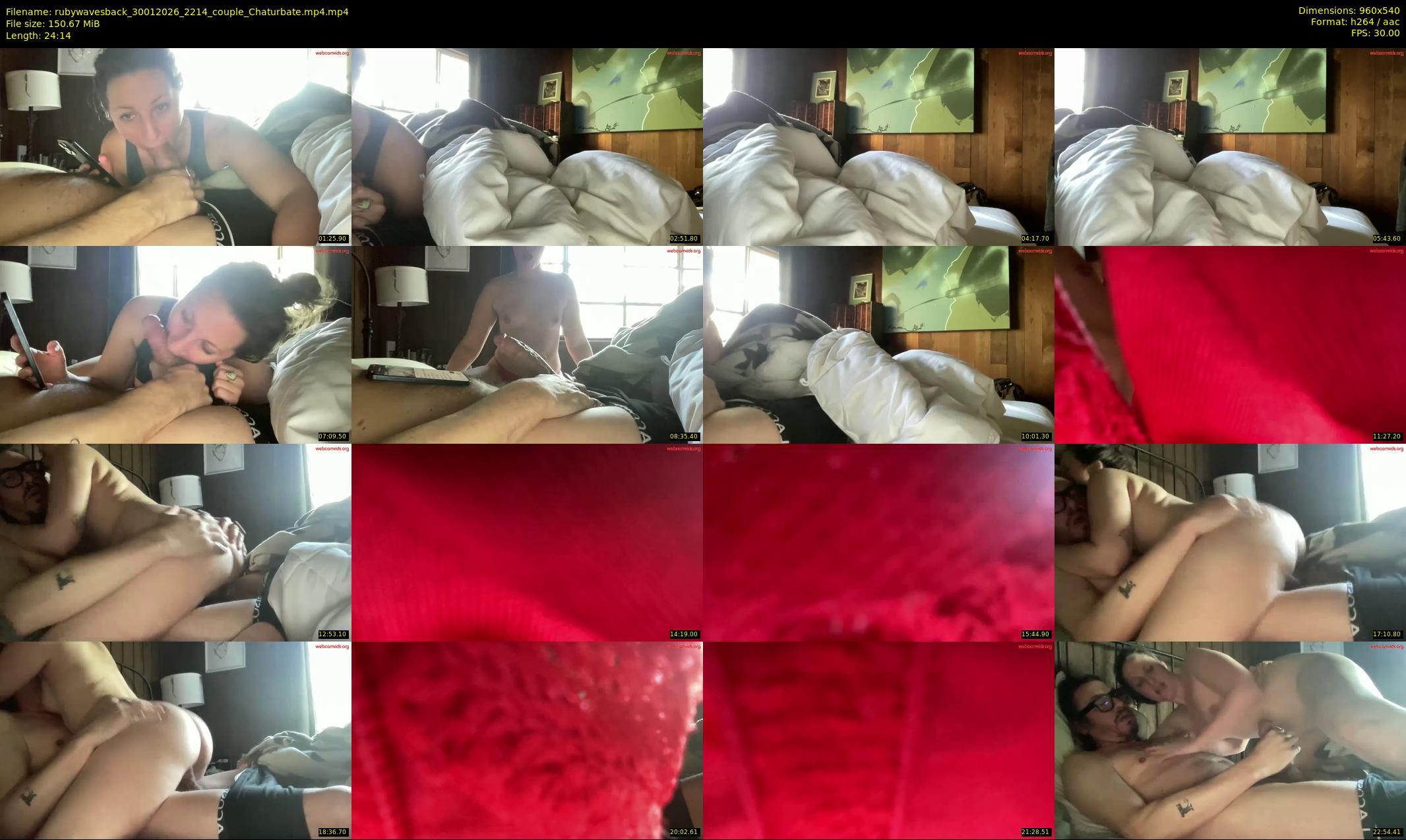 rubywavesback — 25 minute Chaturbate couple cam show recording, 480p, Jan 30, 2026