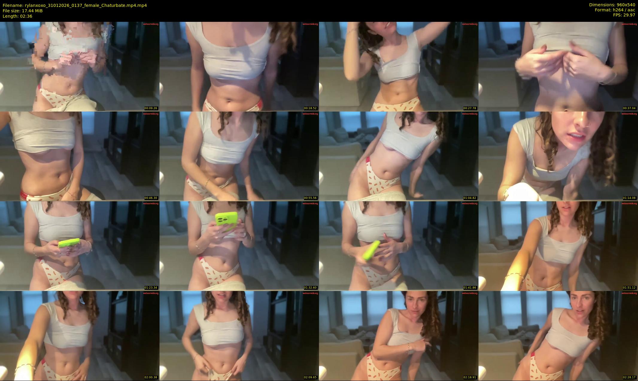 rylanxoxo — 3 minute Chaturbate female cam show recording, 480p, Jan 31, 2026
