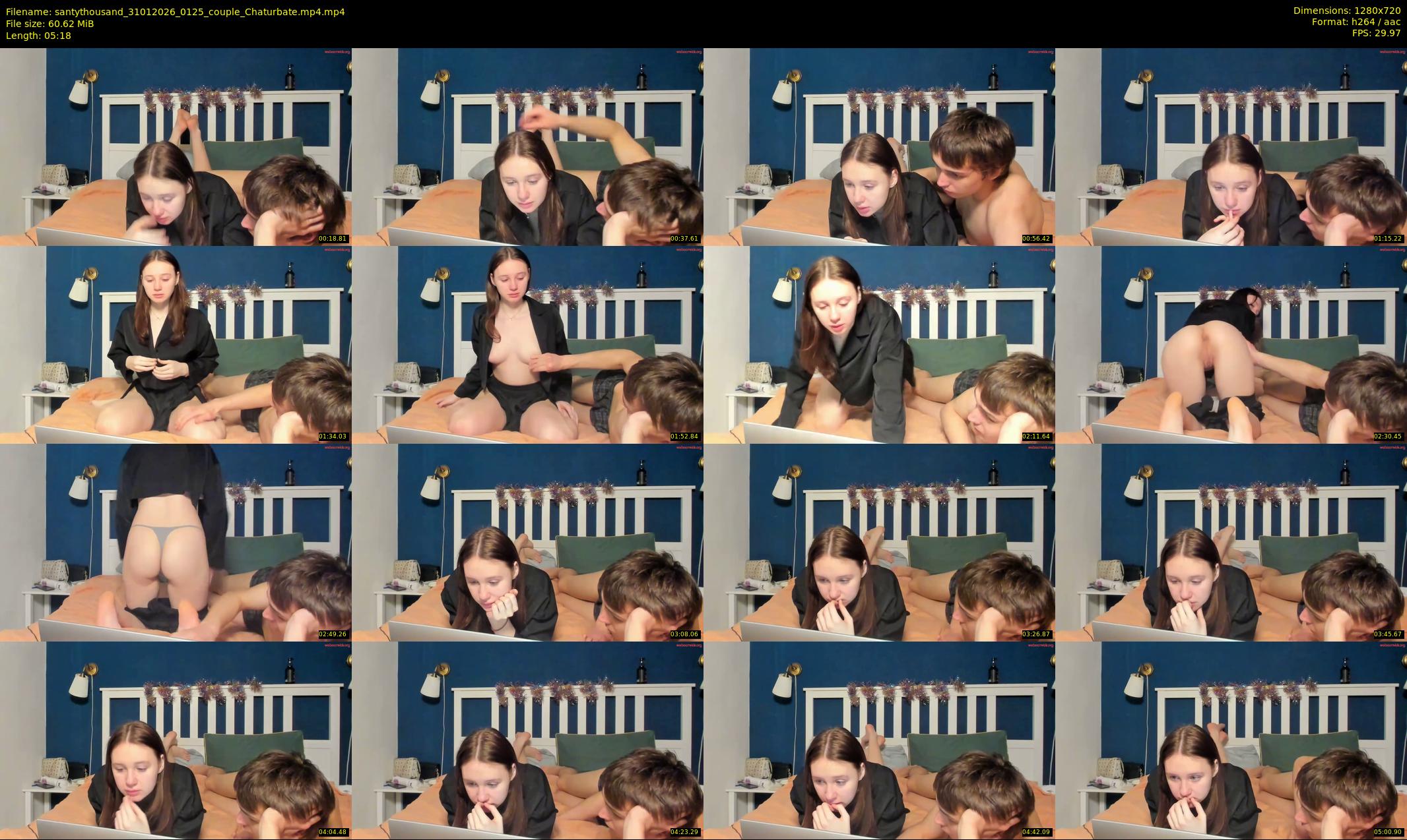 santythousand — 6 minute Chaturbate couple cam show recording, 720p, Jan 31, 2026