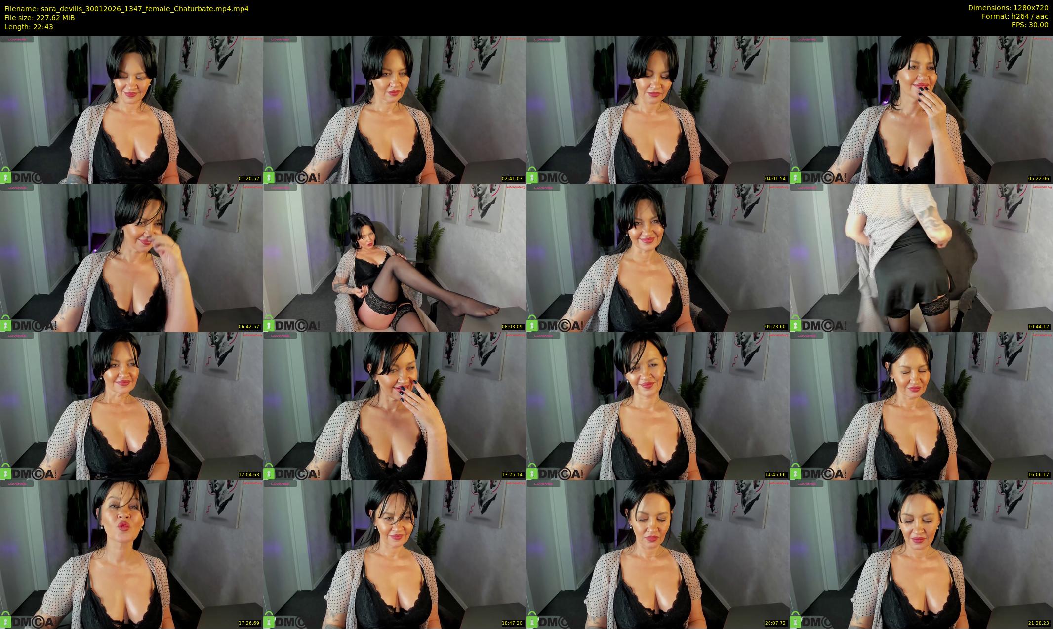 sara_devills — 23 minute Chaturbate female cam show recording, 720p, Jan 30, 2026