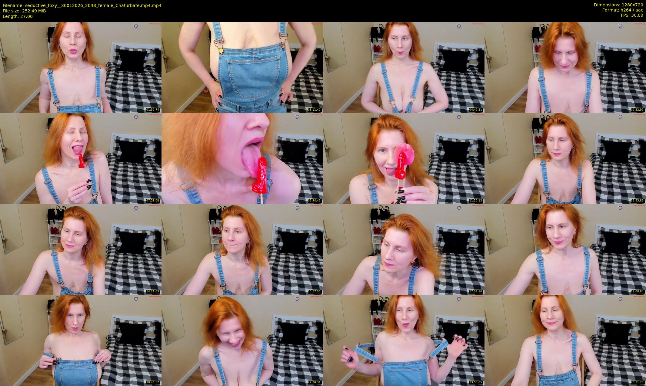 seductive_foxy_ — 27 minute Chaturbate female cam show recording, 720p, Jan 30, 2026