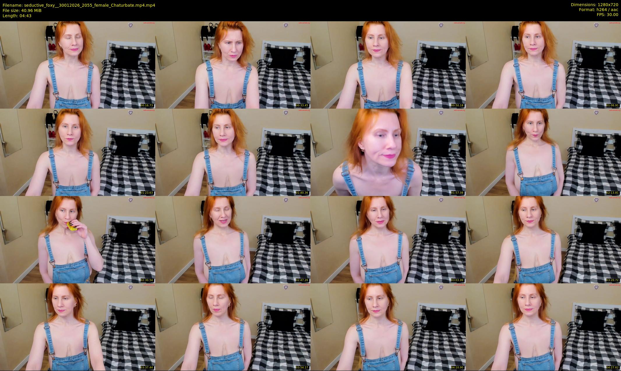 seductive_foxy_ — 5 minute Chaturbate female cam show recording, 720p, Jan 30, 2026