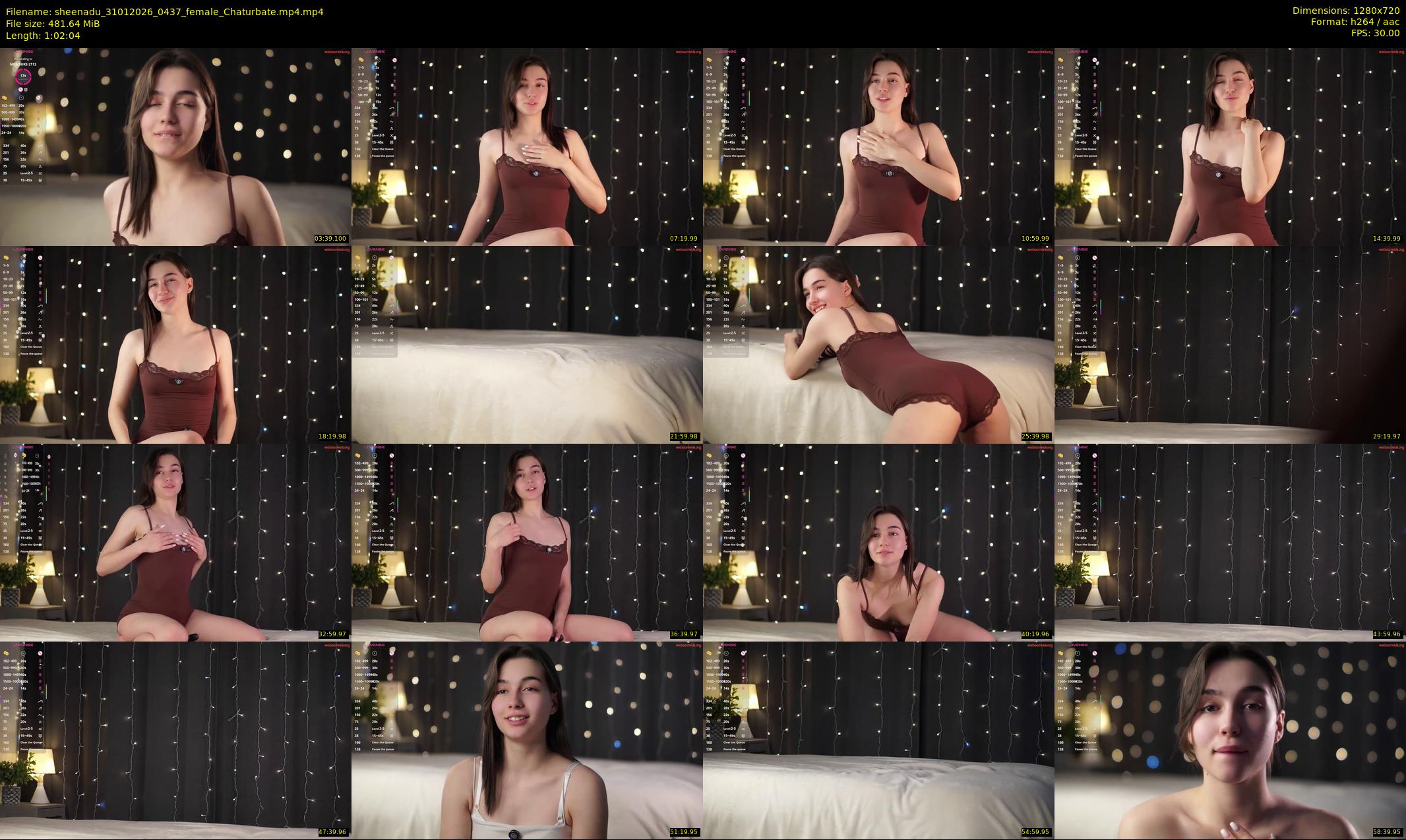 sheenadu — 63 minute Chaturbate female cam show recording, 720p, Jan 31, 2026