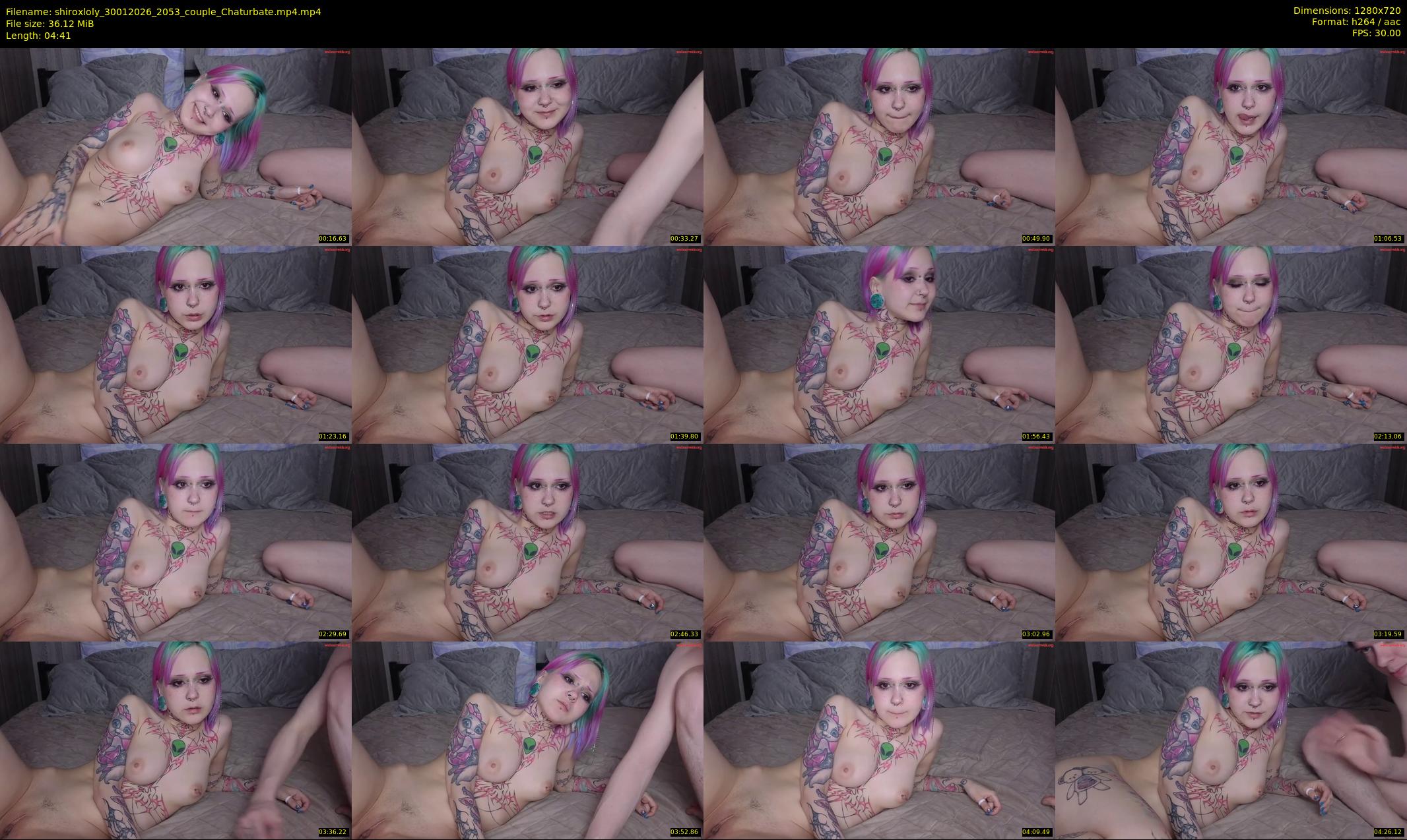 shiroxloly — 5 minute Chaturbate couple cam show recording, 720p, Jan 30, 2026