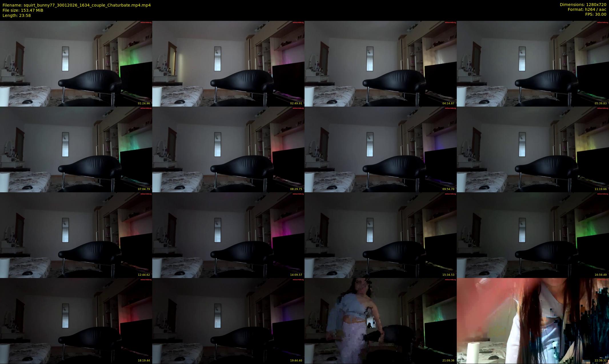 squirt_bunny77 — 24 minute Chaturbate couple cam show recording, 720p, Jan 30, 2026