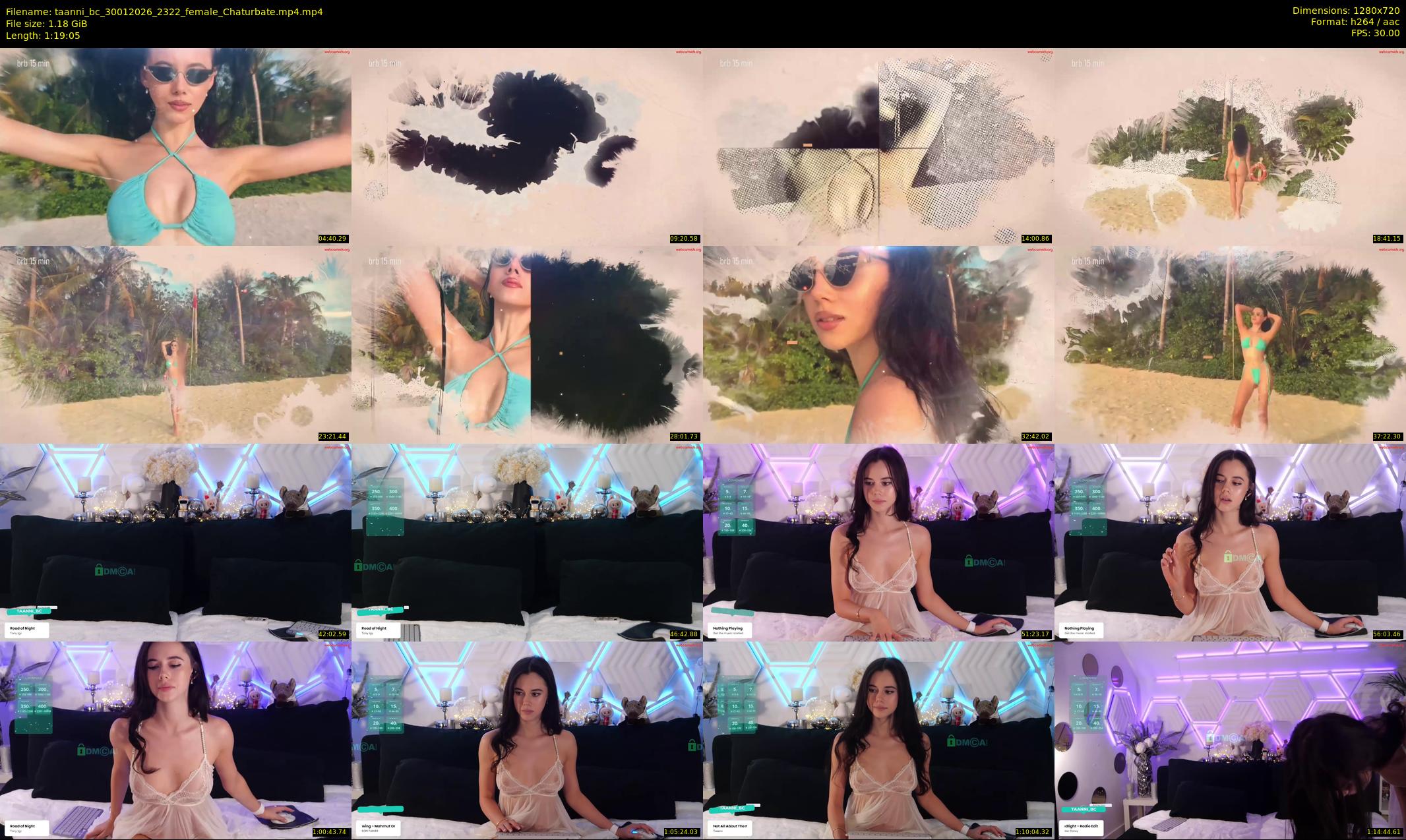taanni_bc — 80 minute Chaturbate female cam show recording, 720p, Jan 30, 2026