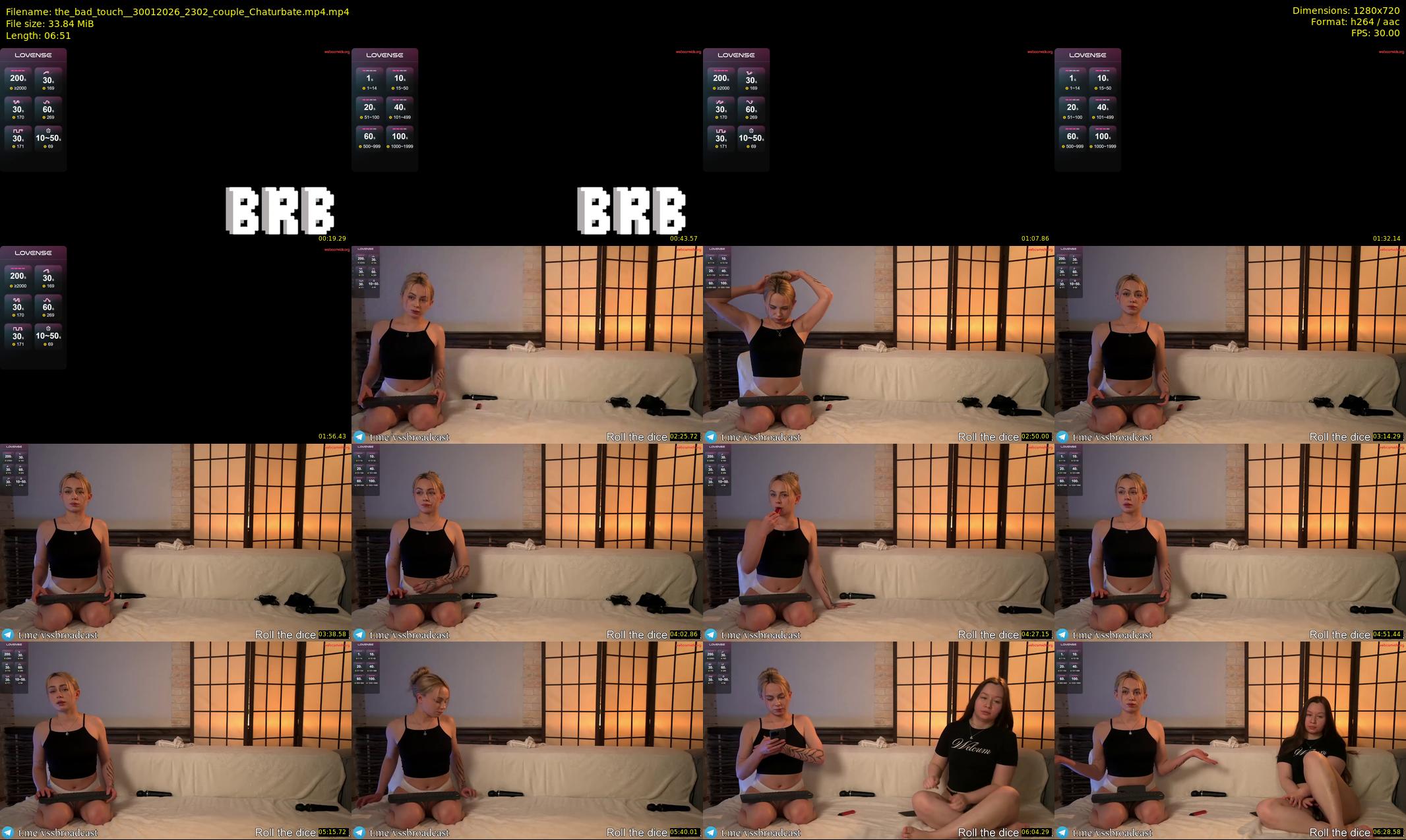 the_bad_touch_ — 7 minute Chaturbate couple cam show recording, 720p, Jan 30, 2026