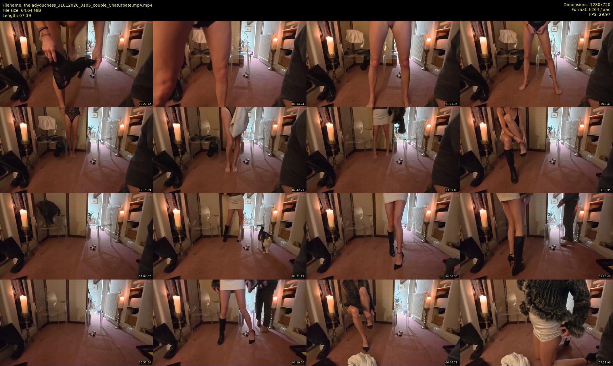 theladyduchess — 8 minute Chaturbate couple cam show recording, 720p, Jan 31, 2026