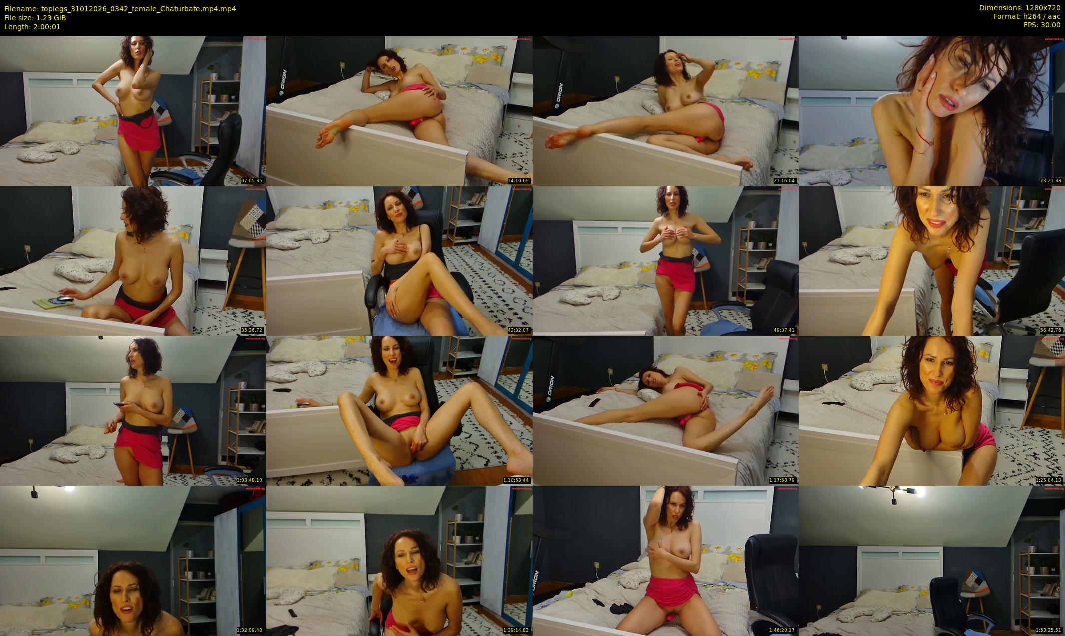 toplegs — 121 minute Chaturbate female cam show recording, 720p, Jan 31, 2026