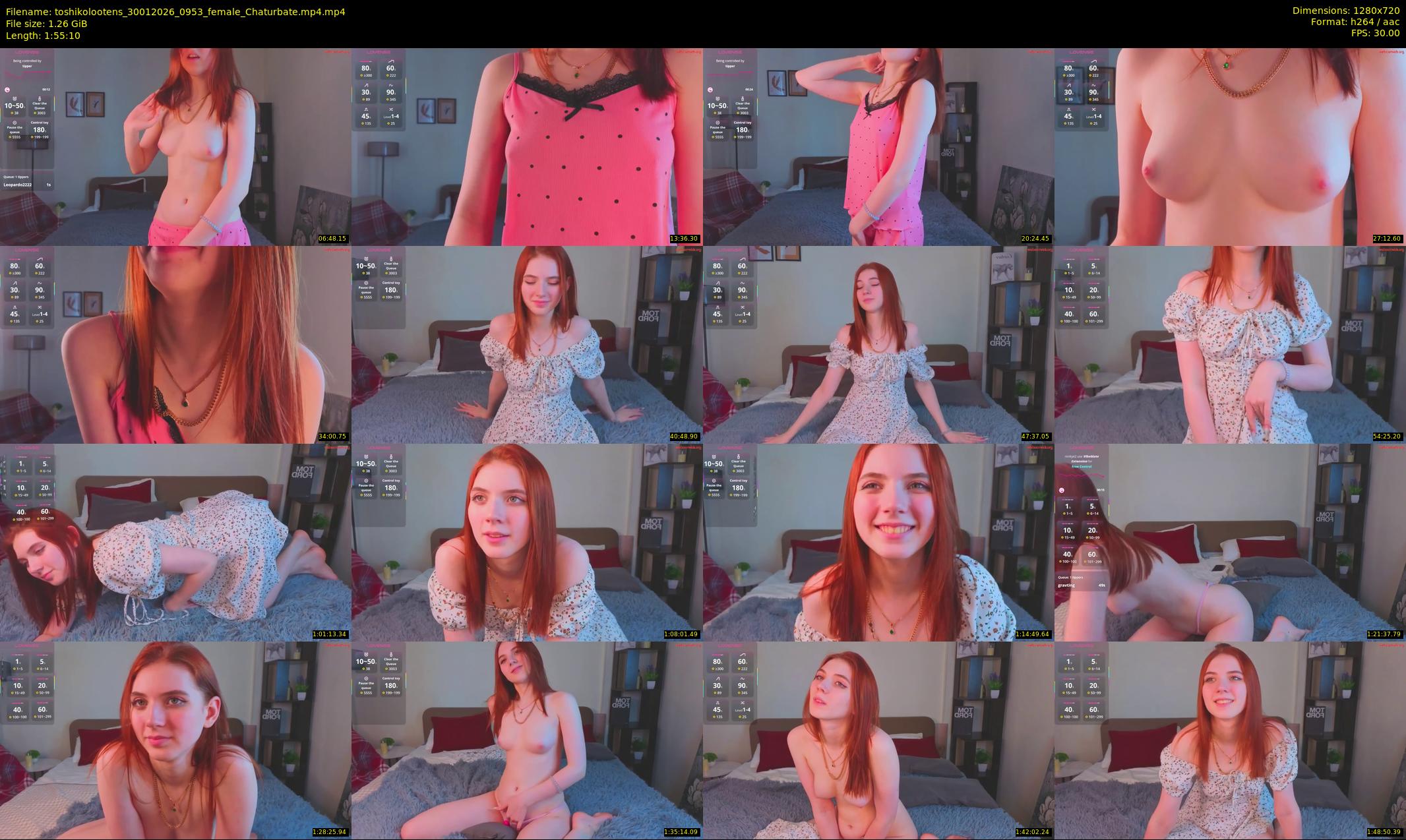 toshikolootens — 116 minute Chaturbate female cam show recording, 720p, Jan 30, 2026