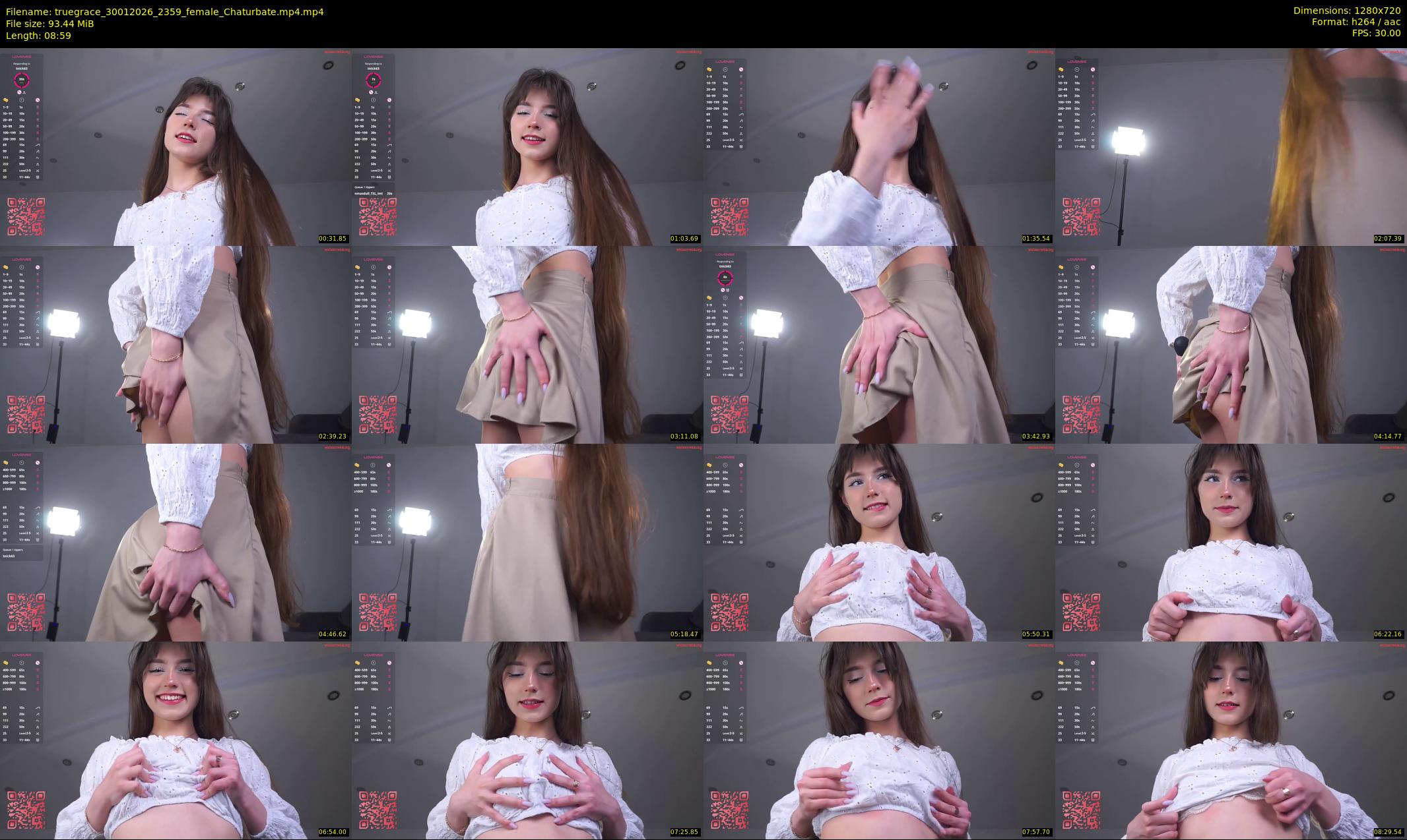 truegrace — 9 minute Chaturbate female cam show recording, 720p, Jan 30, 2026