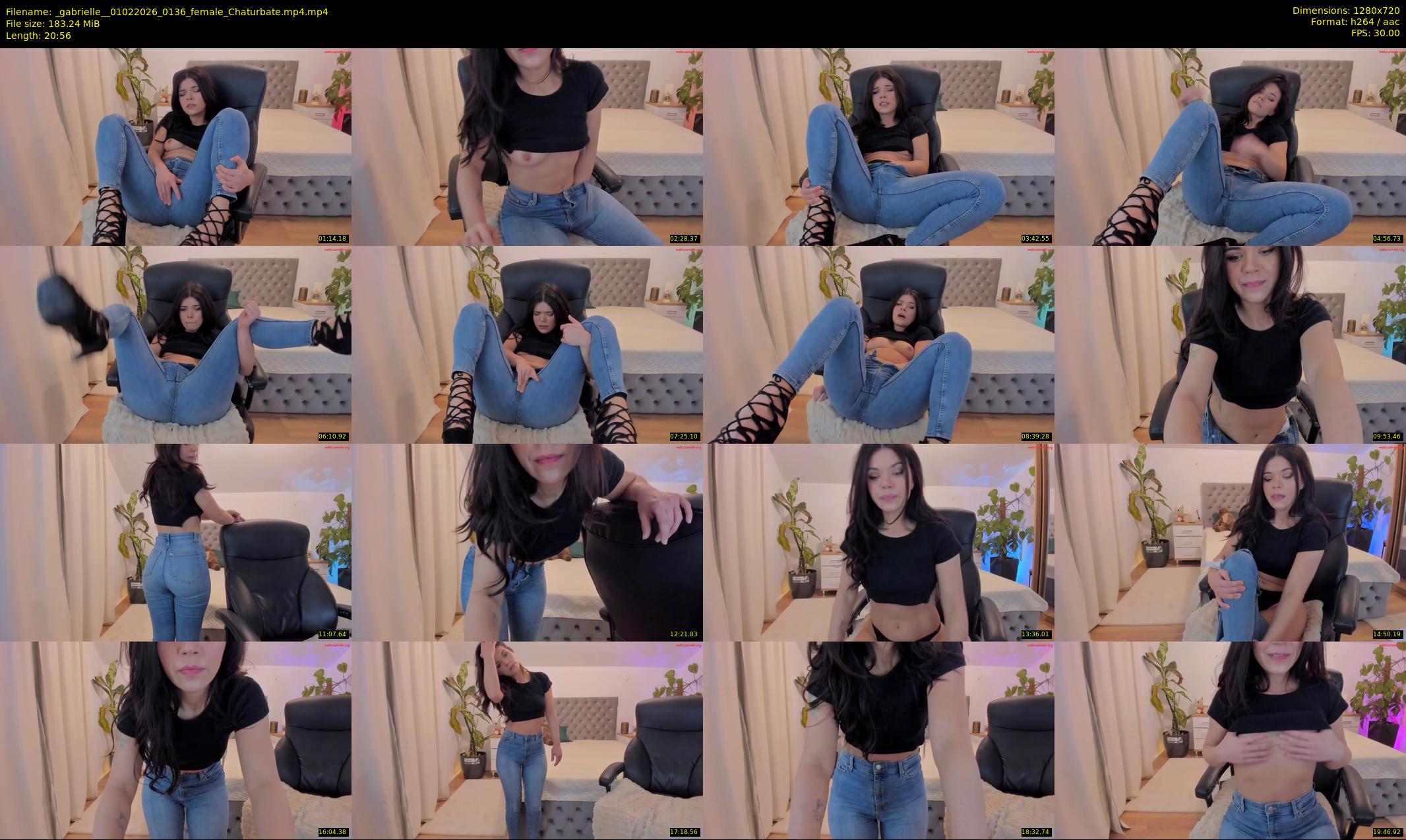 _gabrielle_ — 21 minute Chaturbate female cam show recording, 720p, Feb 1, 2026