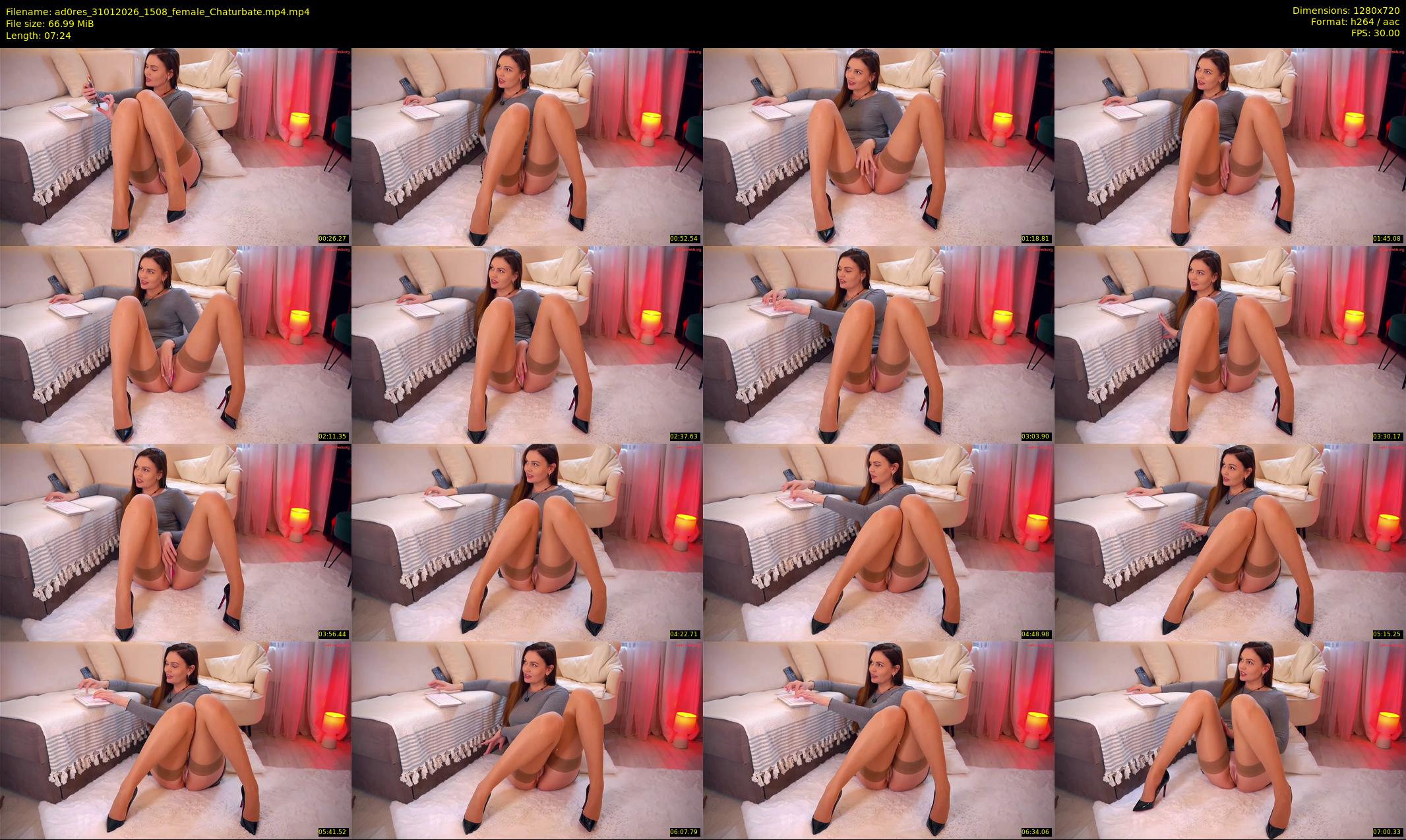 ad0res — 8 minute Chaturbate female cam show recording, 720p, Jan 31, 2026