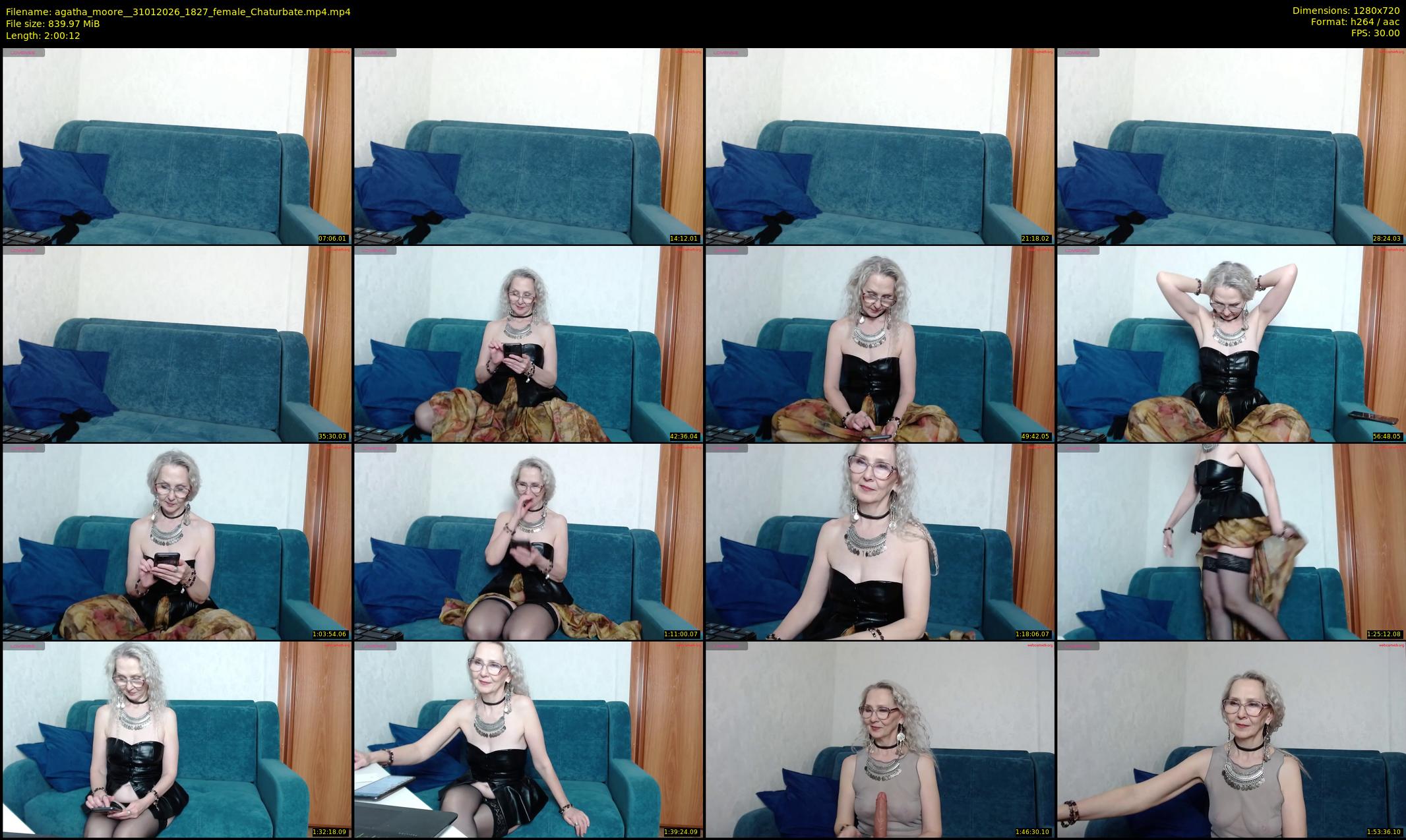 agatha_moore_ — 121 minute Chaturbate female cam show recording, 720p, Jan 31, 2026