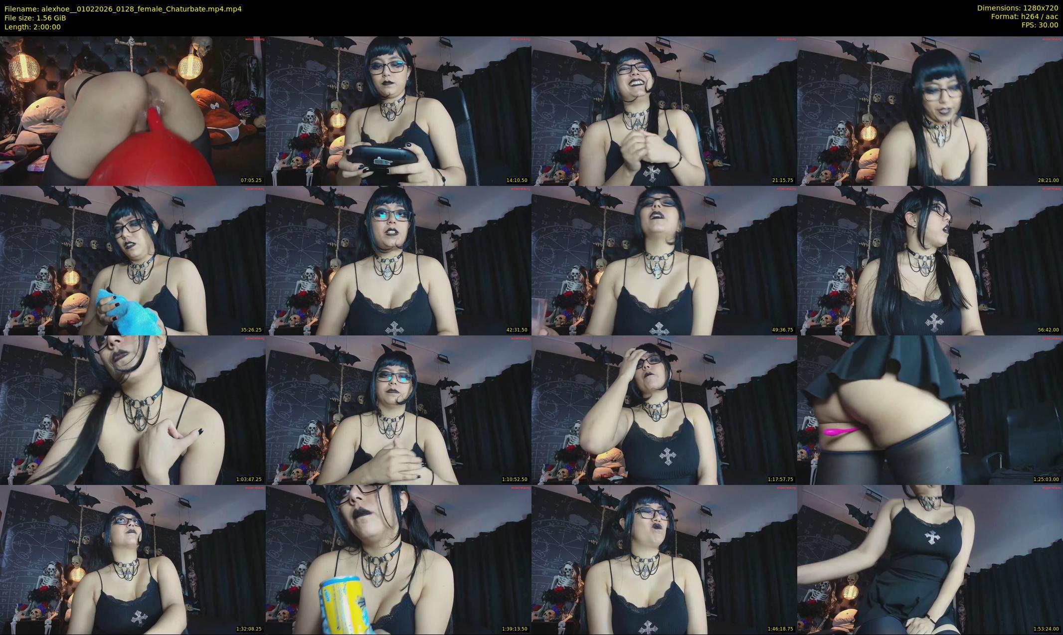 alexhoe_ — 120 minute Chaturbate female cam show recording, 720p, Feb 1, 2026