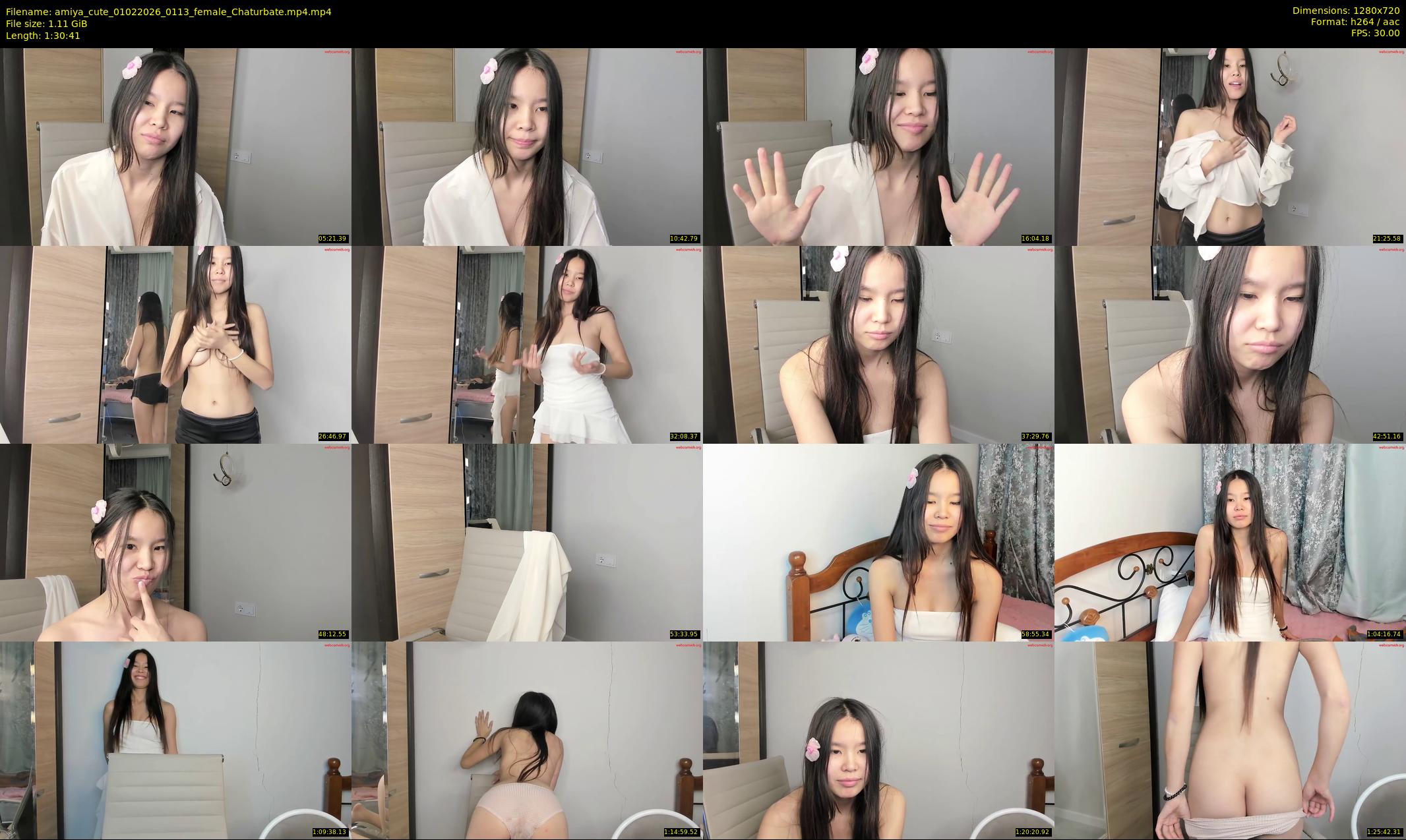 amiya_cute — 91 minute Chaturbate female cam show recording, 720p, Feb 1, 2026