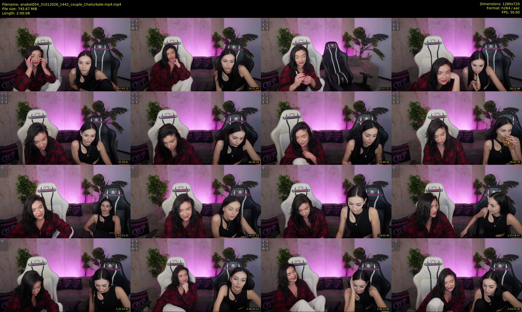 anabel054 — 121 minute Chaturbate female cam show recording, 720p, Jan 31, 2026