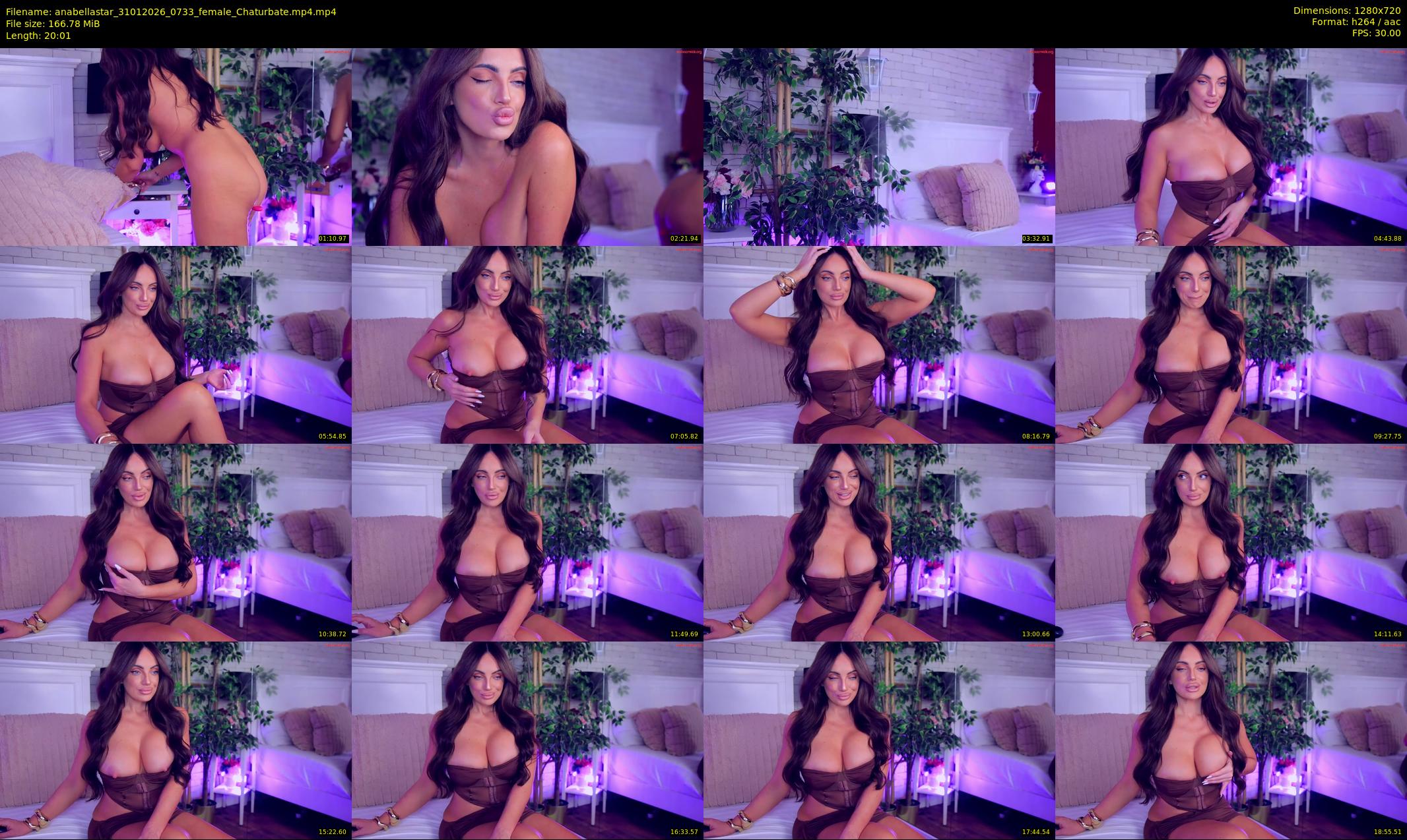 anabellastar — 21 minute Chaturbate female cam show recording, 720p, Jan 31, 2026