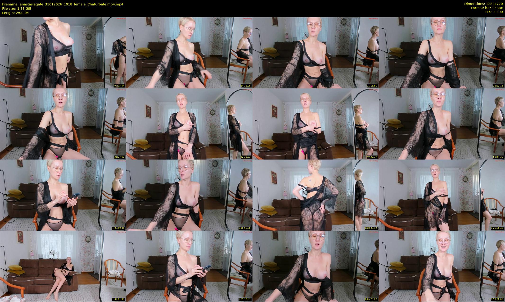 anastasiagate — 121 minute Chaturbate female cam show recording, 720p, Jan 31, 2026