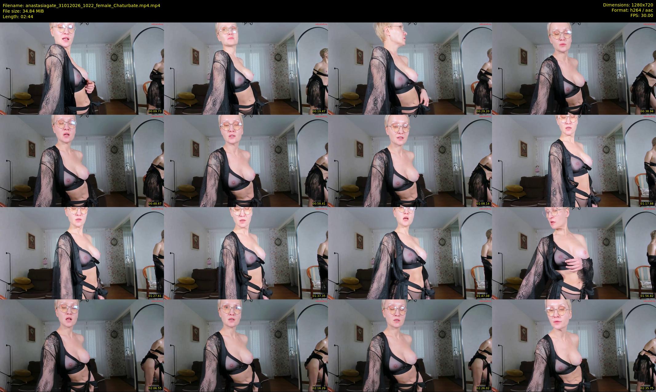 anastasiagate — 3 minute Chaturbate female cam show recording, 720p, Jan 31, 2026