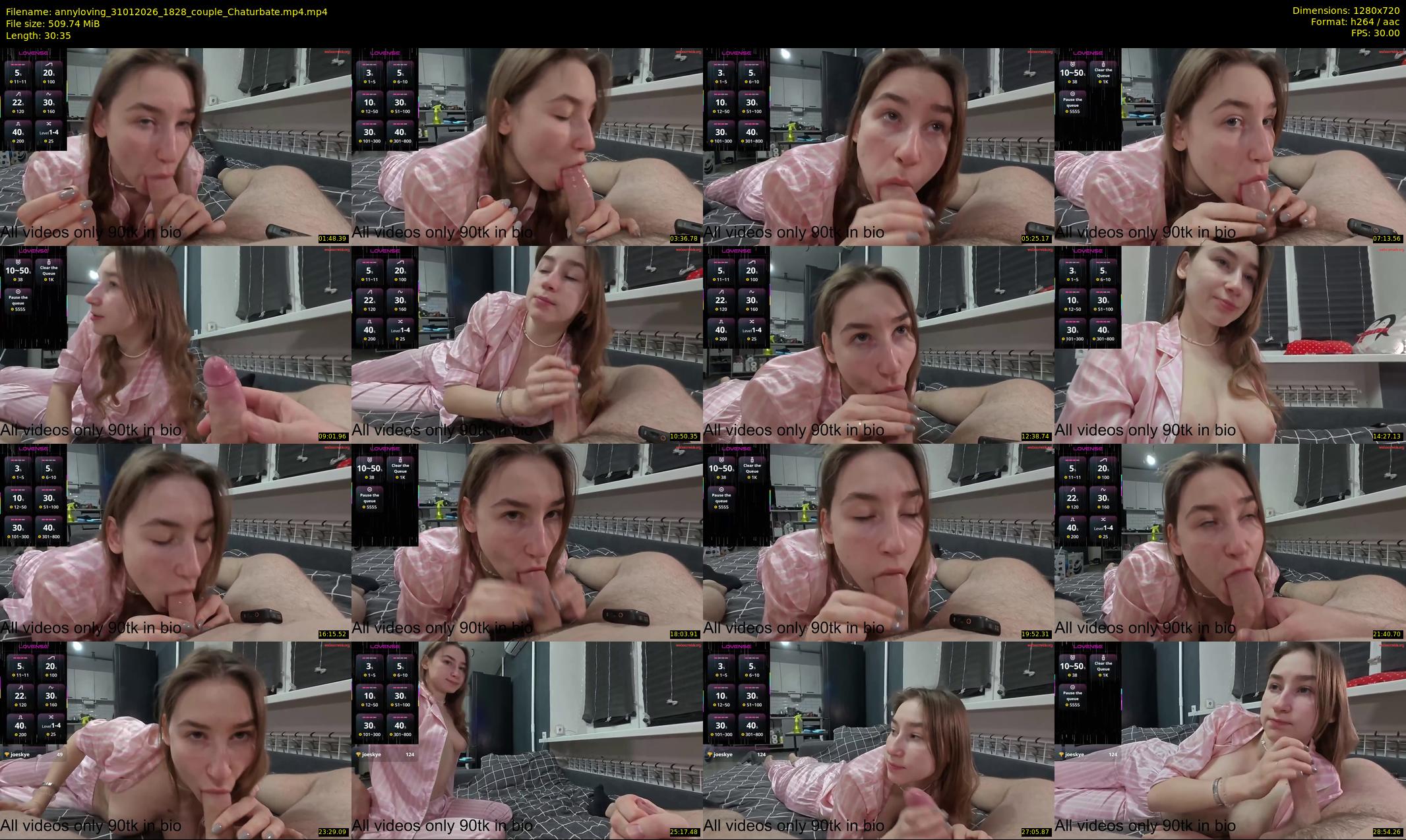 annyloving — 31 minute Chaturbate couple cam show recording, 720p, Jan 31, 2026