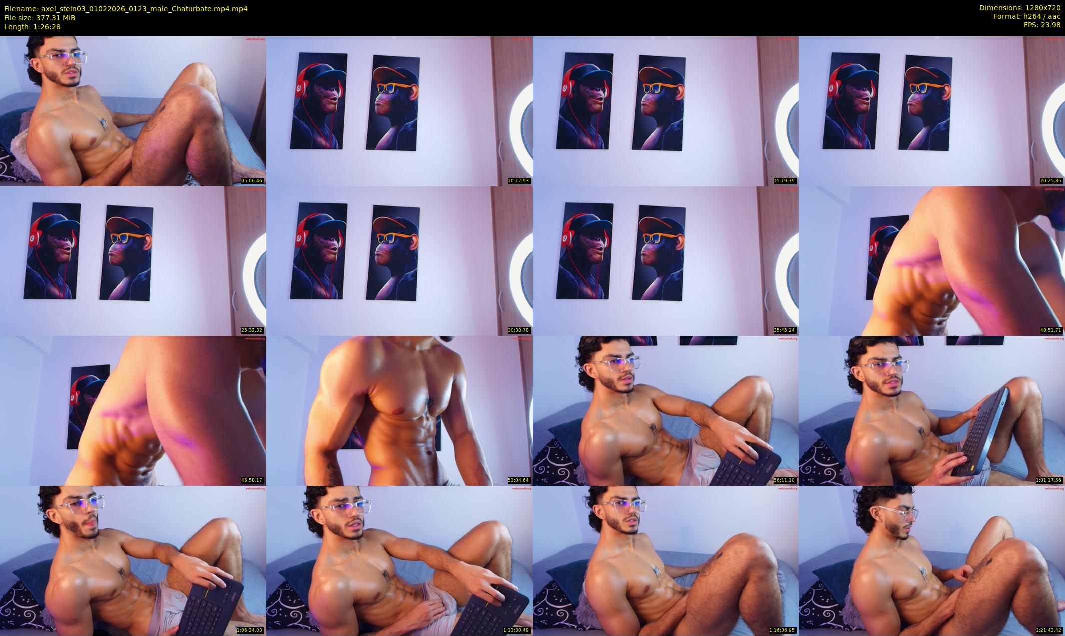 axel_stein03 — 87 minute Chaturbate male cam show recording, 720p, Feb 1, 2026