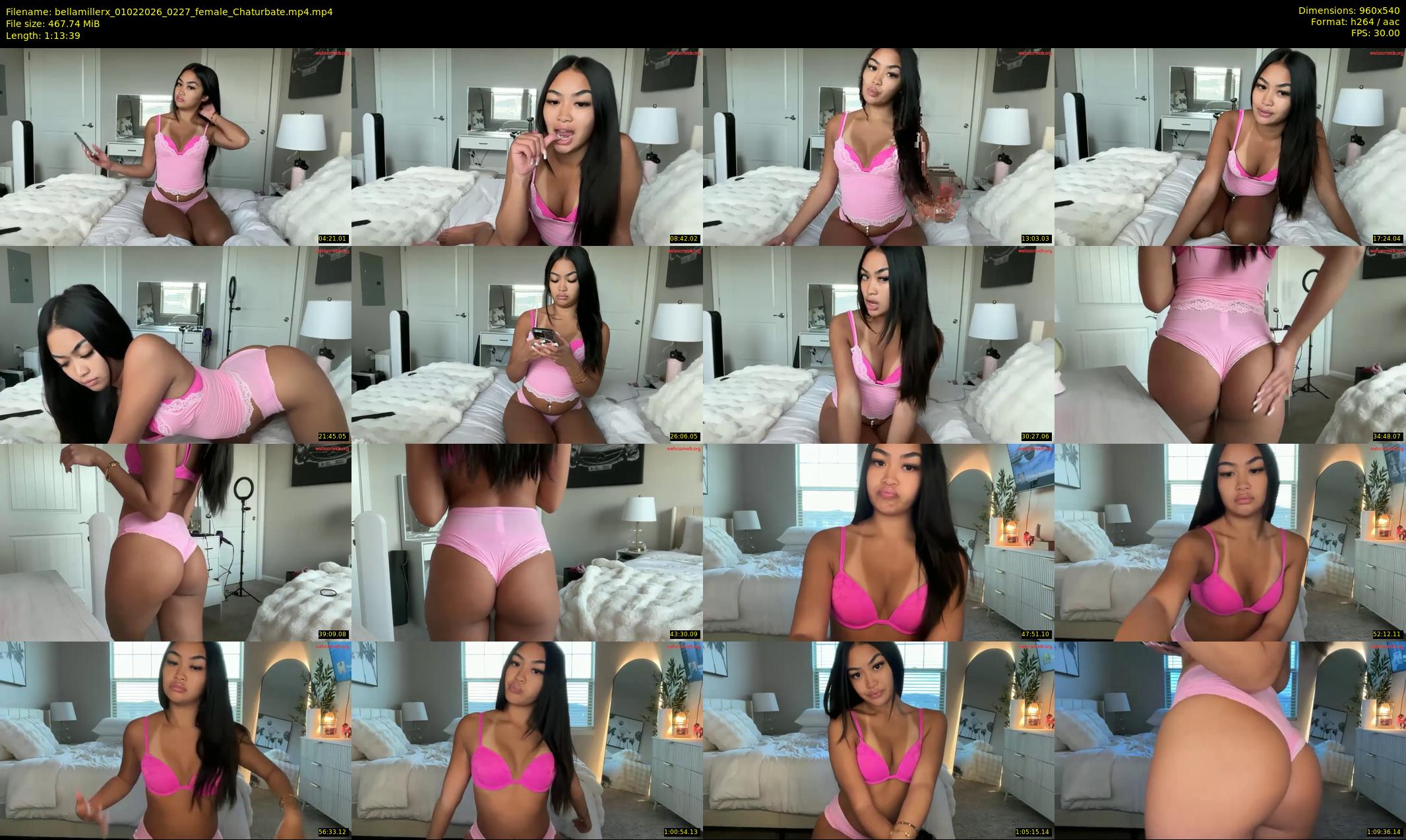 bellamillerx — 74 minute Chaturbate female cam show recording, 480p, Feb 1, 2026