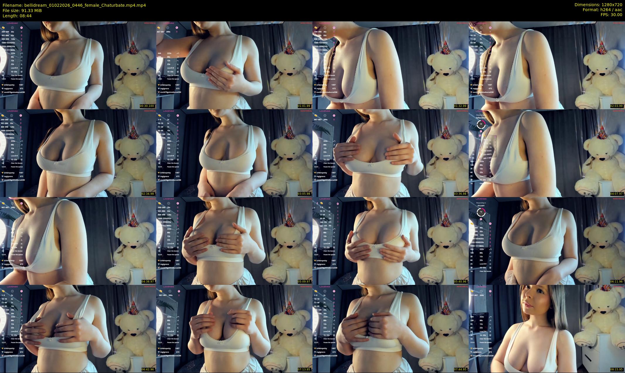 bellidream — 9 minute Chaturbate female cam show recording, 720p, Feb 1, 2026