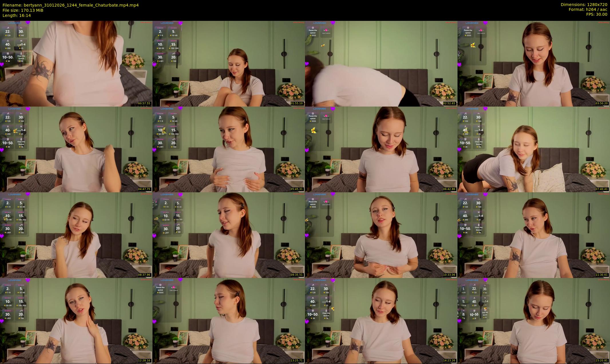 bertyann — 17 minute Chaturbate female cam show recording, 720p, Jan 31, 2026