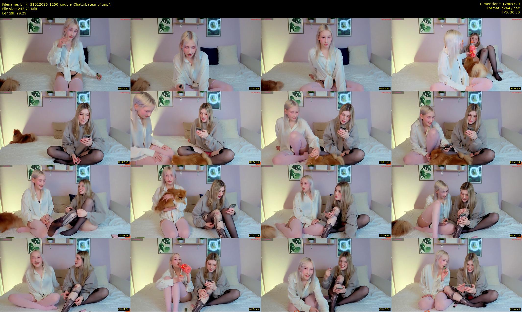 bjliki — 30 minute Chaturbate couple cam show recording, 720p, Jan 31, 2026
