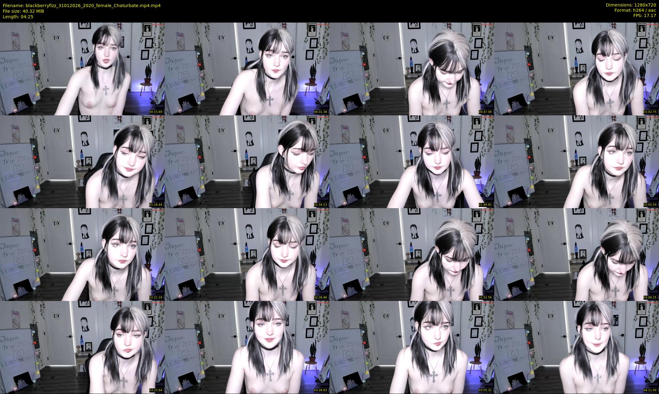 blackberryfizz — 5 minute Chaturbate female cam show recording, 720p, Jan 31, 2026