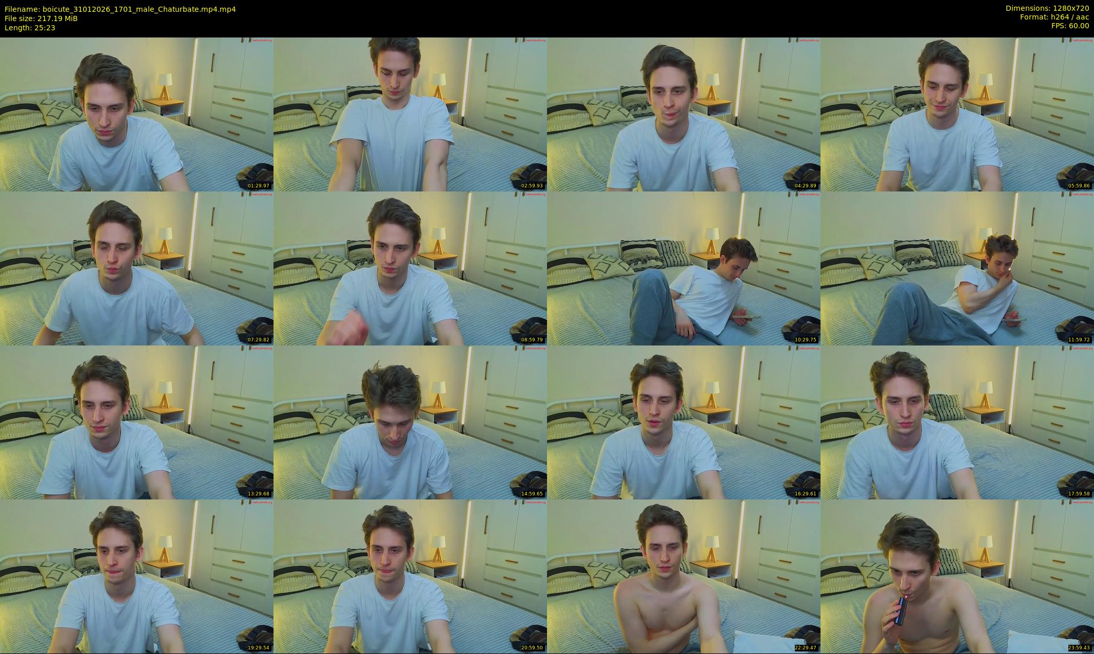 boicute — 26 minute Chaturbate male cam show recording, 720p, Jan 31, 2026