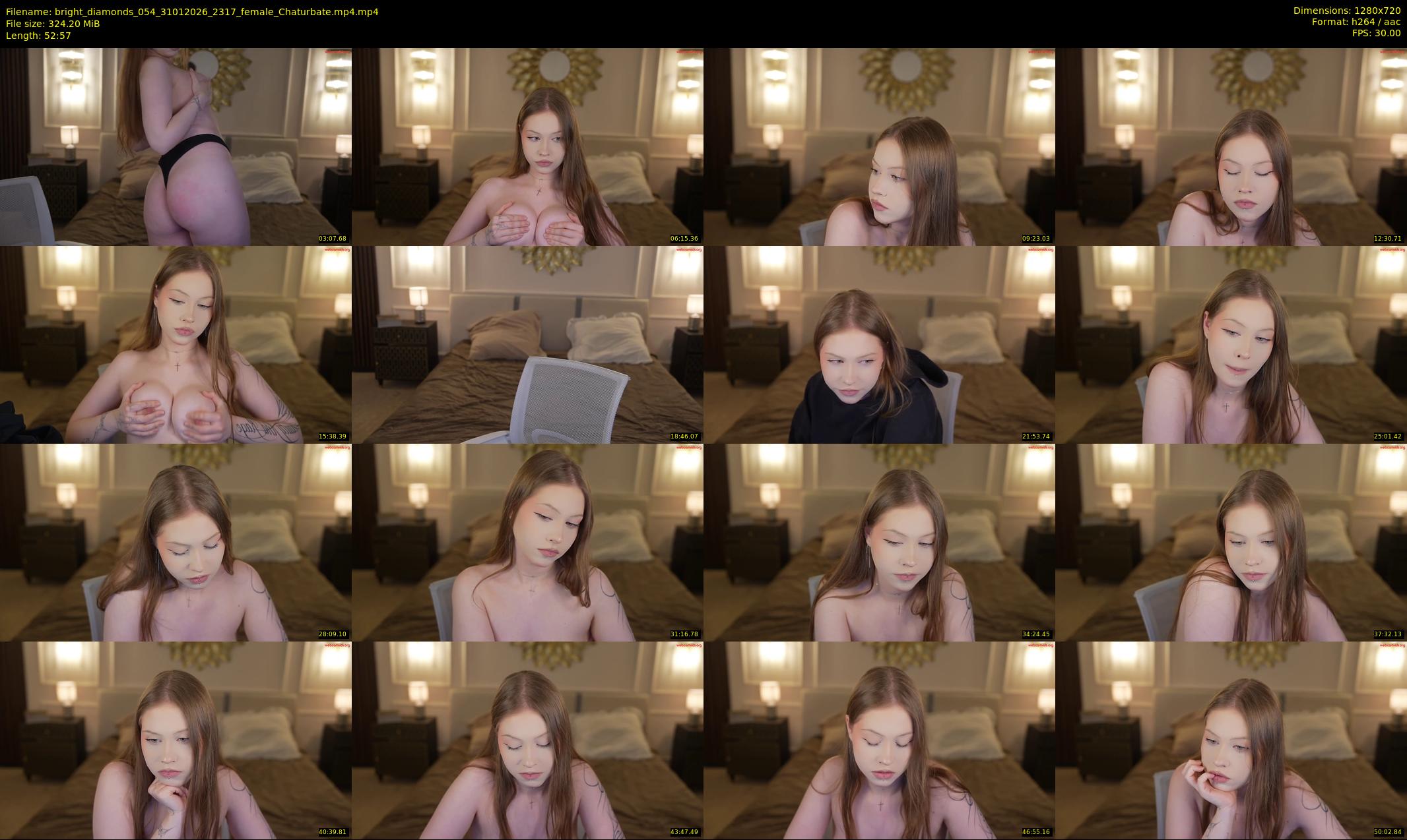 bright_diamonds_054 — 53 minute Chaturbate couple cam show recording, 720p, Jan 31, 2026