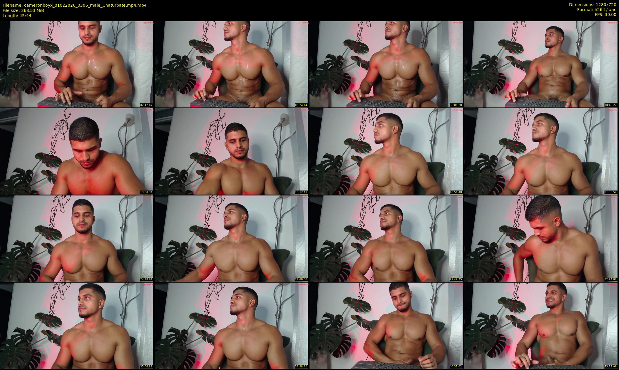 cameronboyx — 46 minute Chaturbate male cam show recording, 720p, Feb 1, 2026