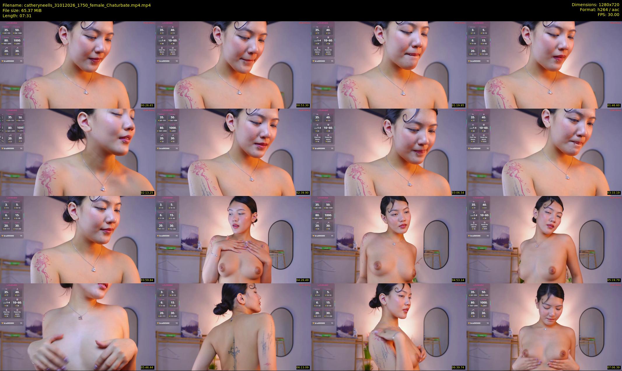 catheryneells — 8 minute Chaturbate female cam show recording, 720p, Jan 31, 2026
