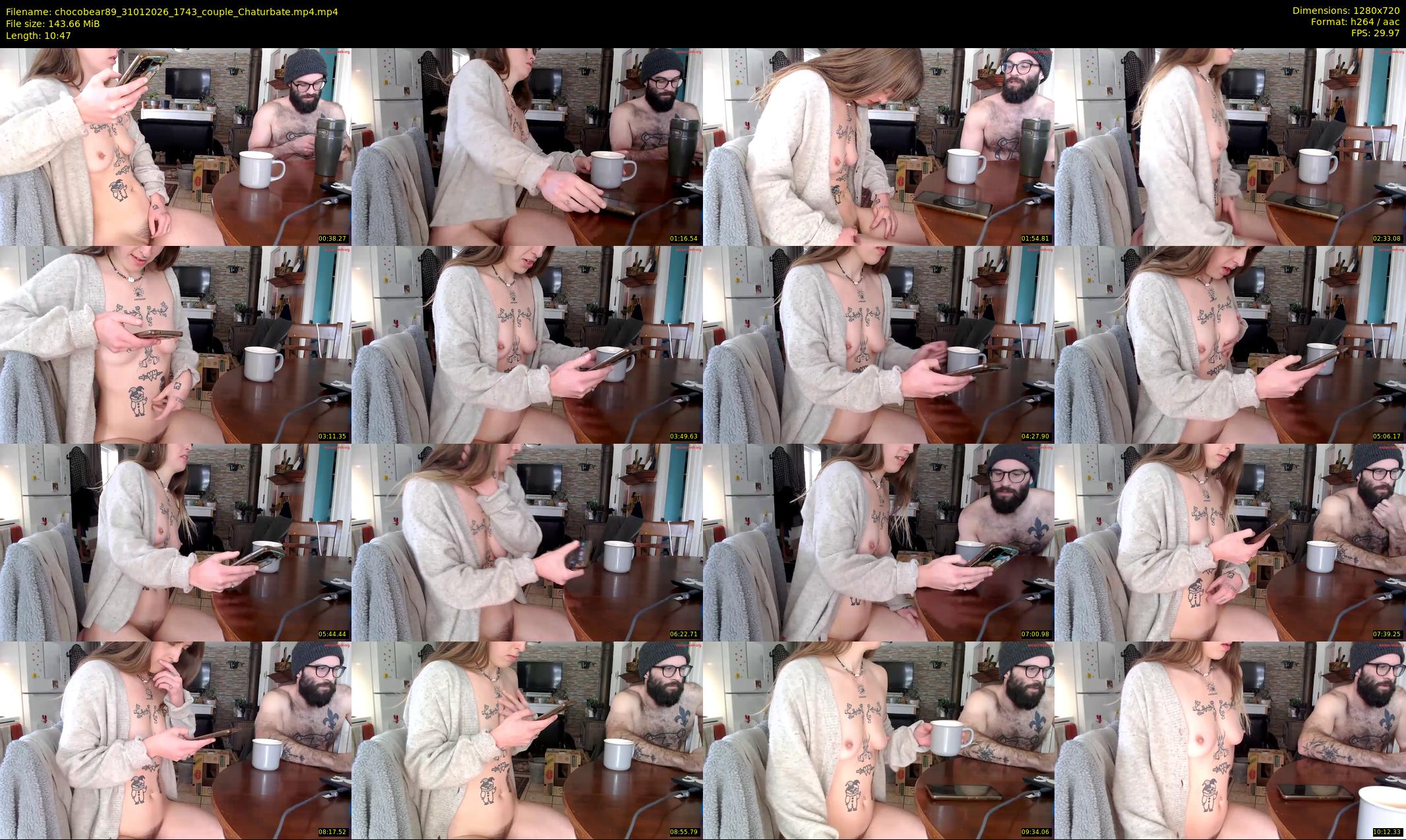 chocobear89 — 11 minute Chaturbate couple cam show recording, 720p, Jan 31, 2026