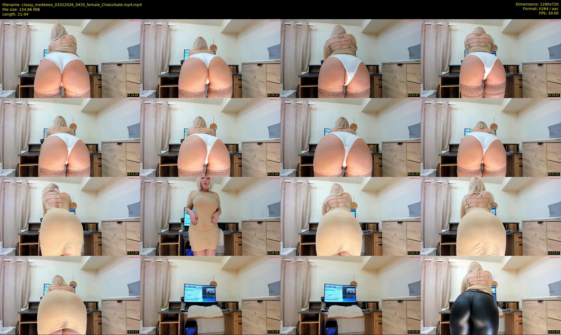 classy_medeeea — 22 minute Chaturbate female cam show recording, 720p, Feb 1, 2026