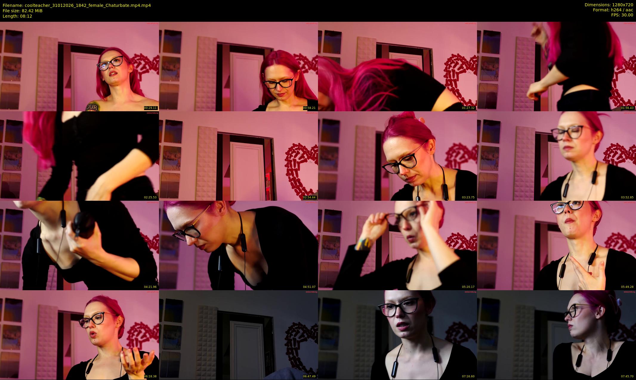 coolteacher — 9 minute Chaturbate female cam show recording, 720p, Jan 31, 2026