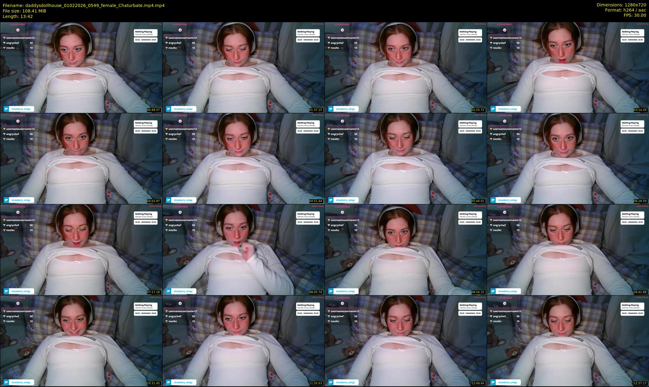 daddysdollhouse — 14 minute Chaturbate female cam show recording, 720p, Feb 1, 2026