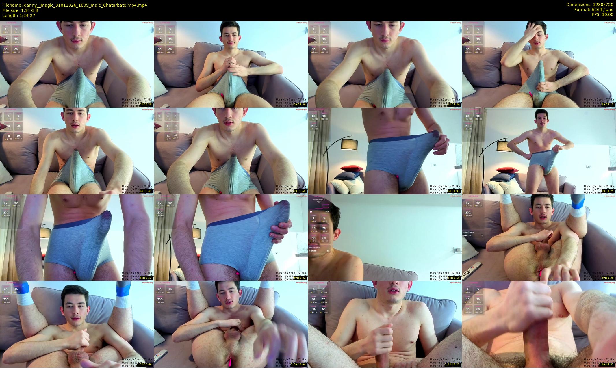 danny__magic — 85 minute Chaturbate male cam show recording, 720p, Jan 31, 2026