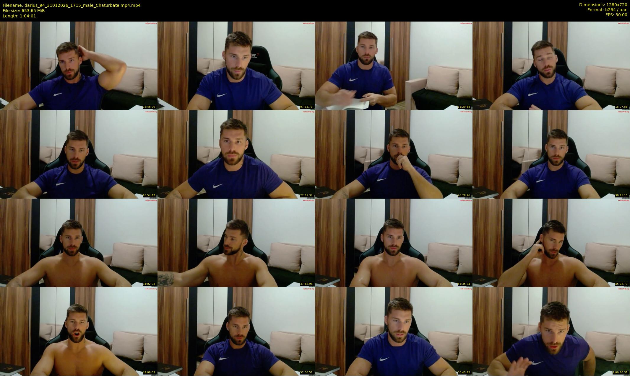darius_94 — 65 minute Chaturbate male cam show recording, 720p, Jan 31, 2026