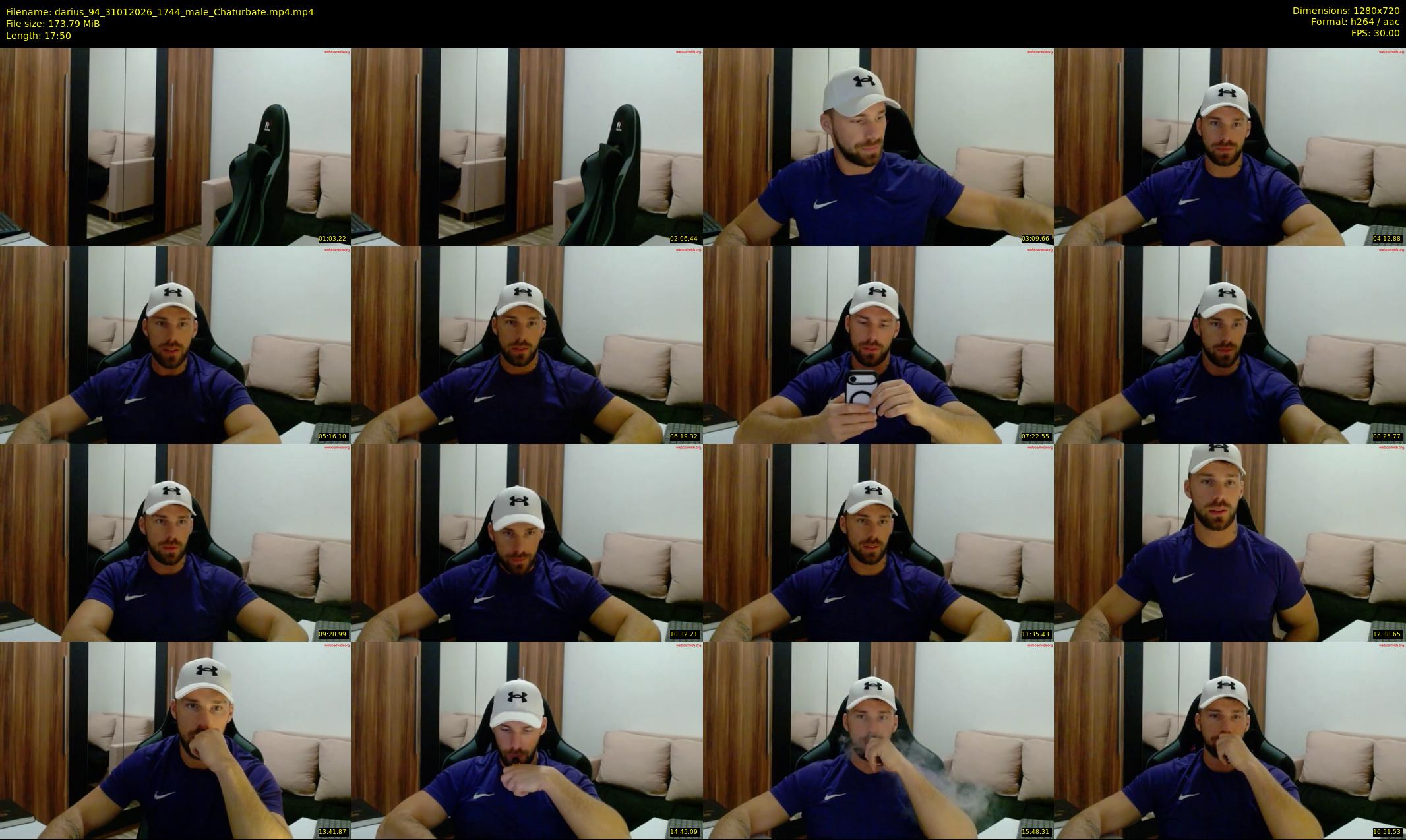 darius_94 — 18 minute Chaturbate male cam show recording, 720p, Jan 31, 2026