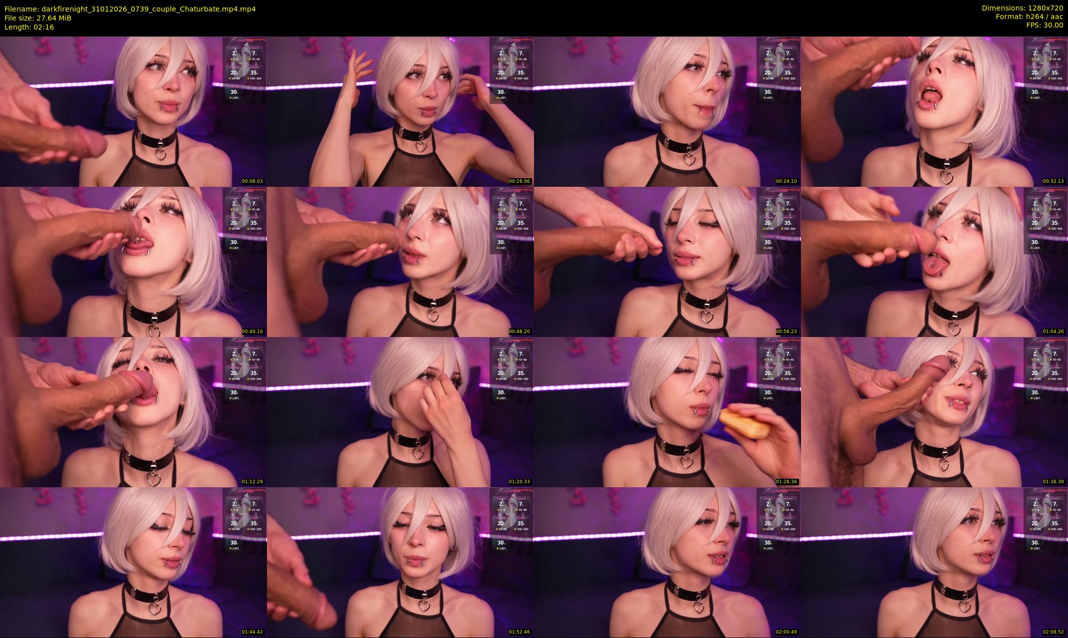 darkfirenight — 3 minute Chaturbate couple cam show recording, 720p, Jan 31, 2026