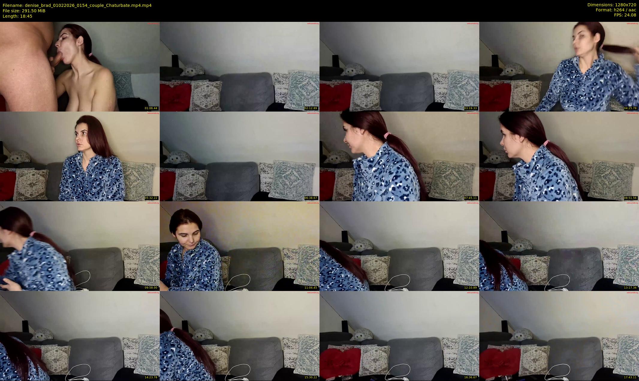 denise_brad — 19 minute Chaturbate couple cam show recording, 720p, Feb 1, 2026