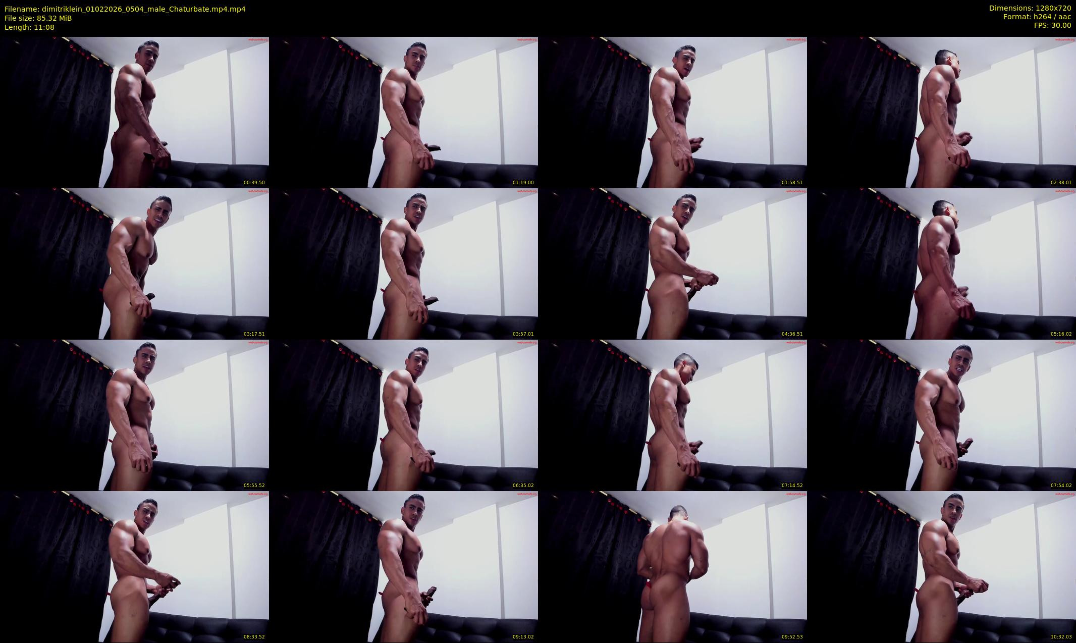 dimitriklein — 12 minute Chaturbate male cam show recording, 720p, Feb 1, 2026