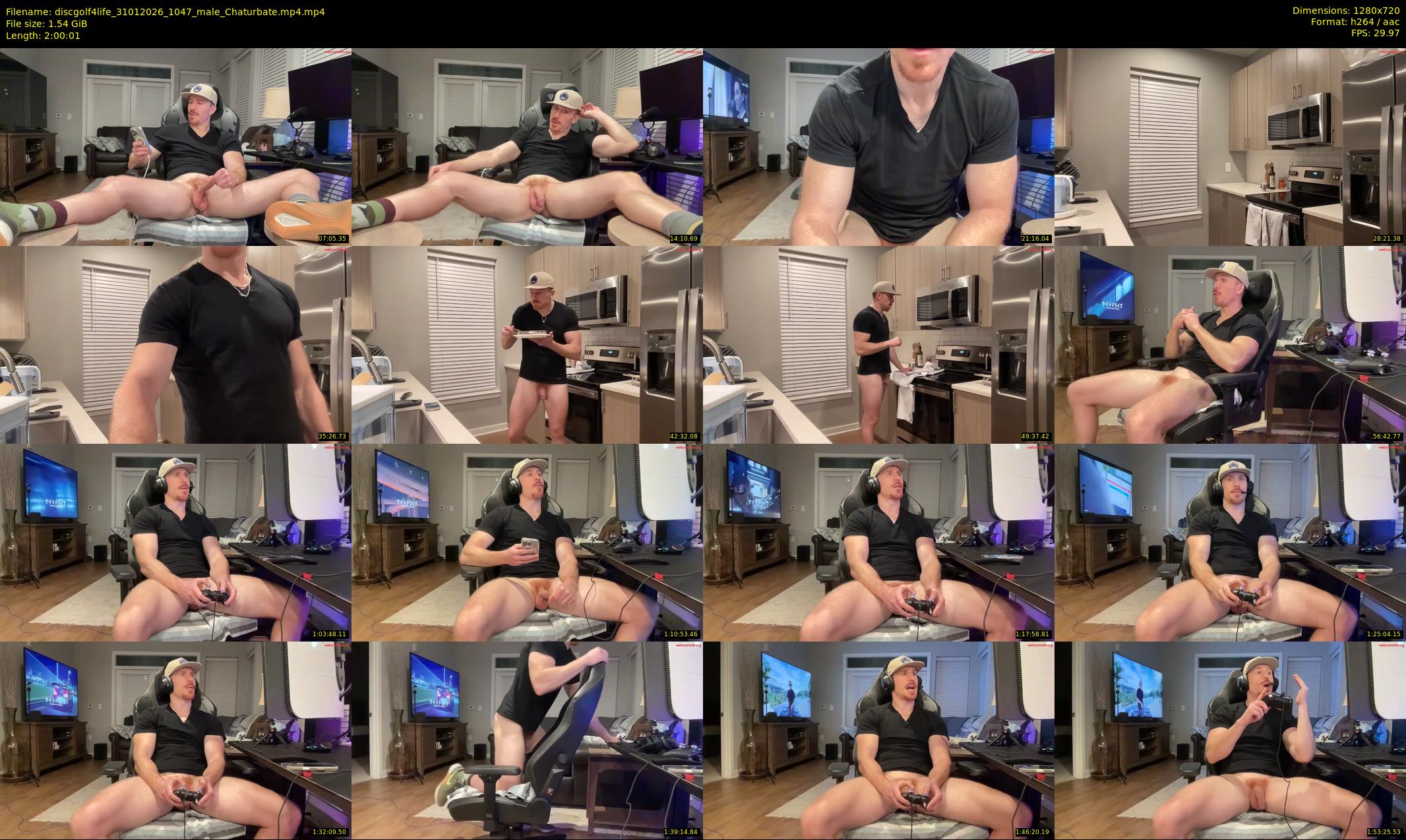 discgolf4life — 121 minute Chaturbate male cam show recording, 720p, Jan 31, 2026