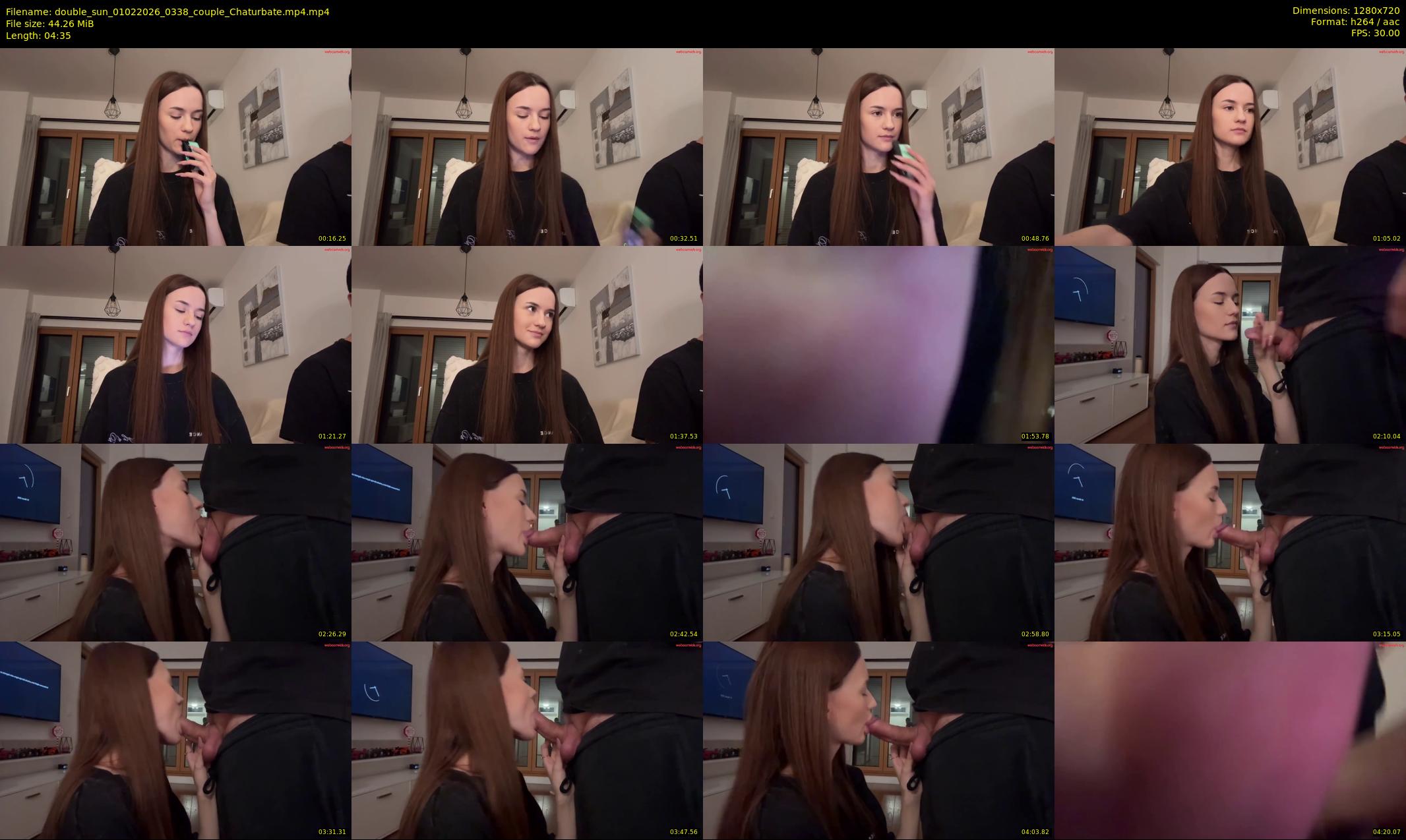 double_sun — 5 minute Chaturbate couple cam show recording, 720p, Feb 1, 2026
